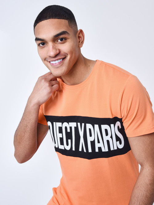Camiseta Project X Paris crew - Naranja