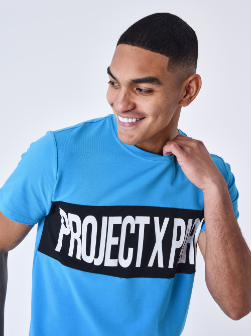 Tee shirt Project X Paris crew - Bleu