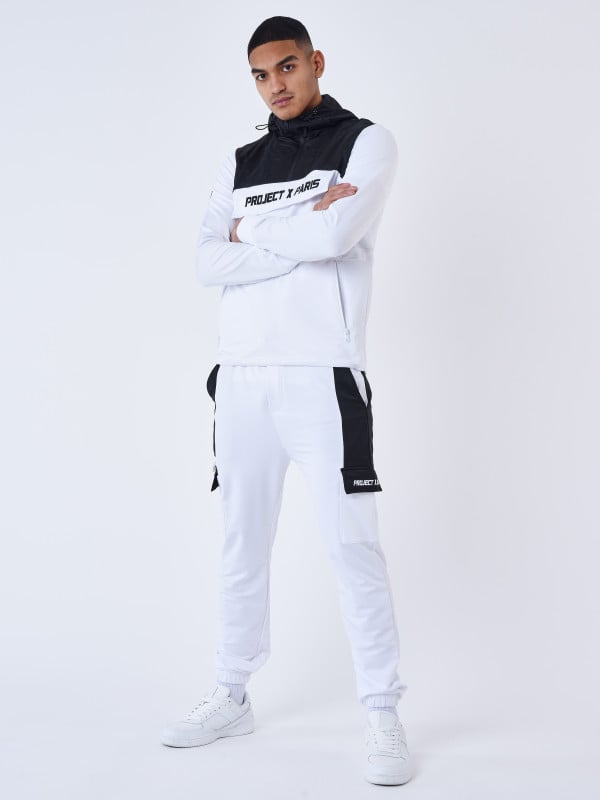 Bas de Jogging style cargo bicolore