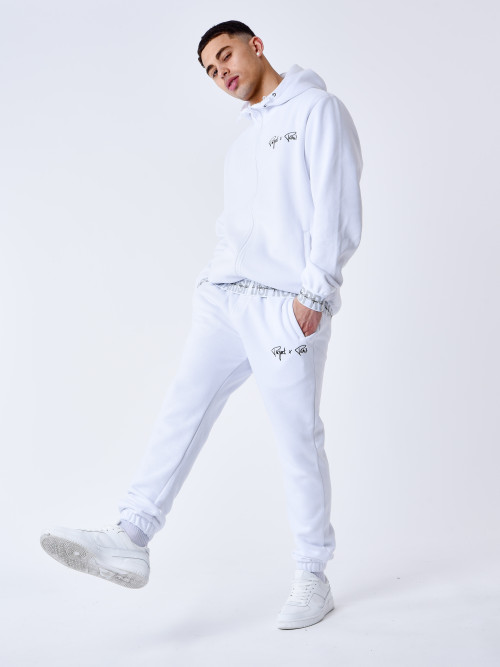 Pantaloni da jogging Logo elastico - Bianco