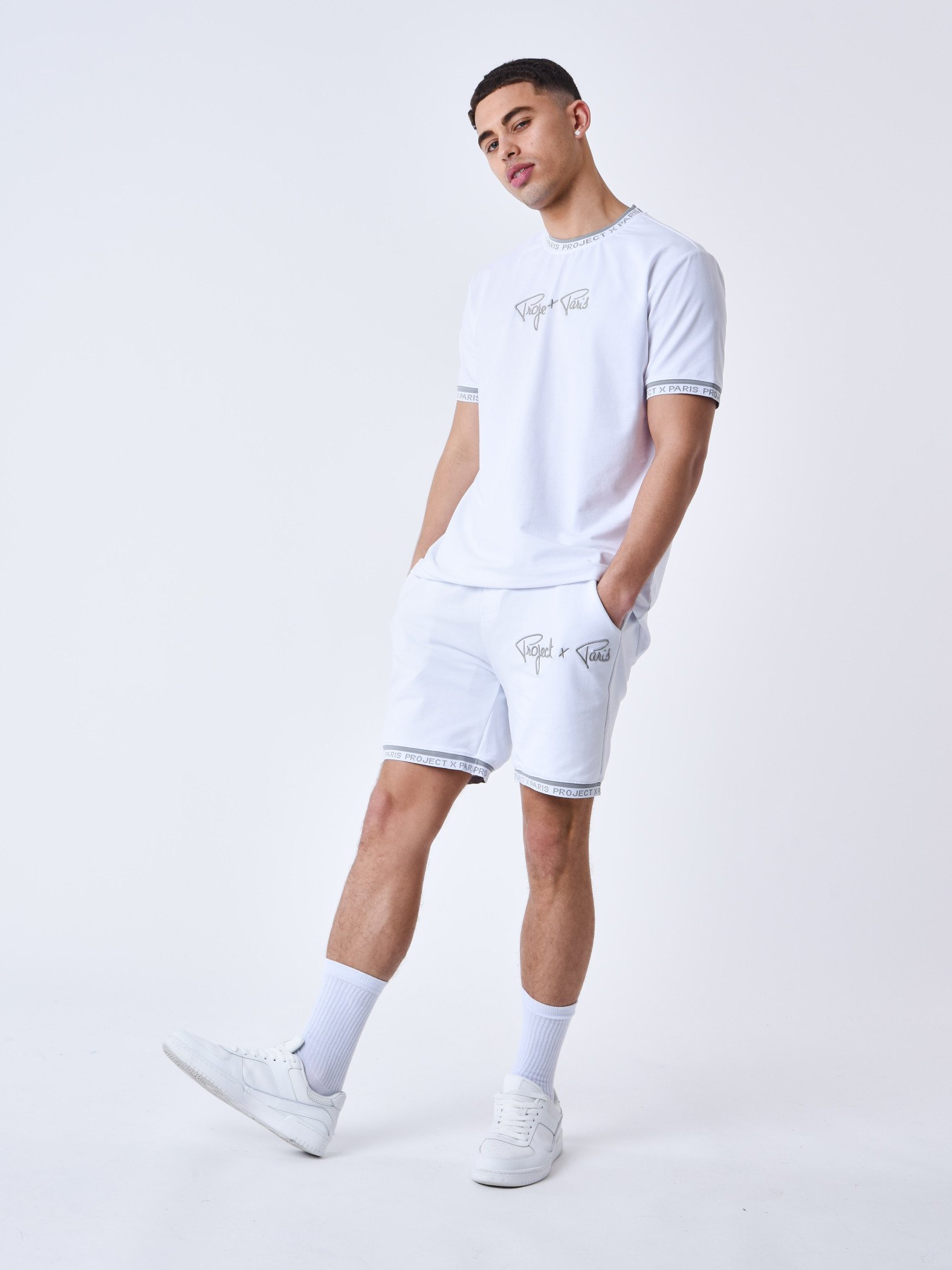 Rick Owens X Champion x Champion logo-embroidery Shorts