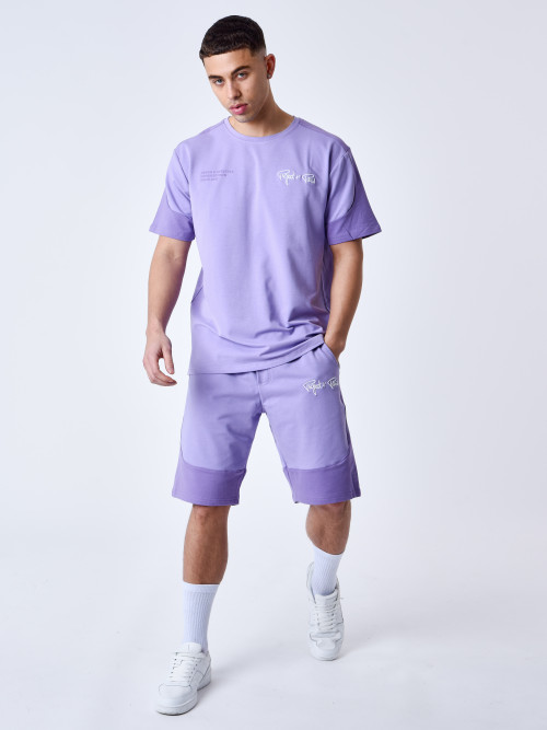 Short Two-tone - Lilas