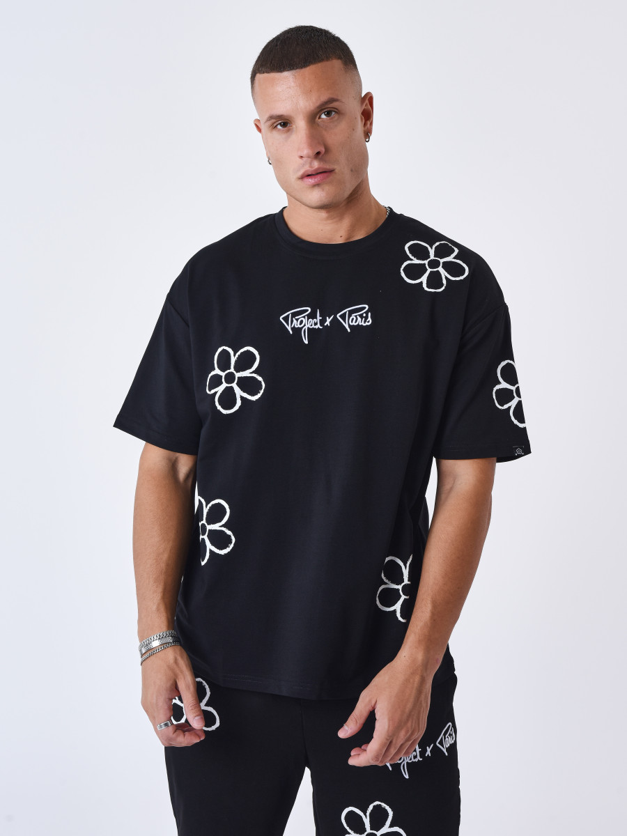 All-over floral tee-shirt