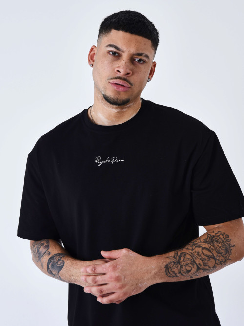 Project X Paris signature embroidery tee-shirt - Black
