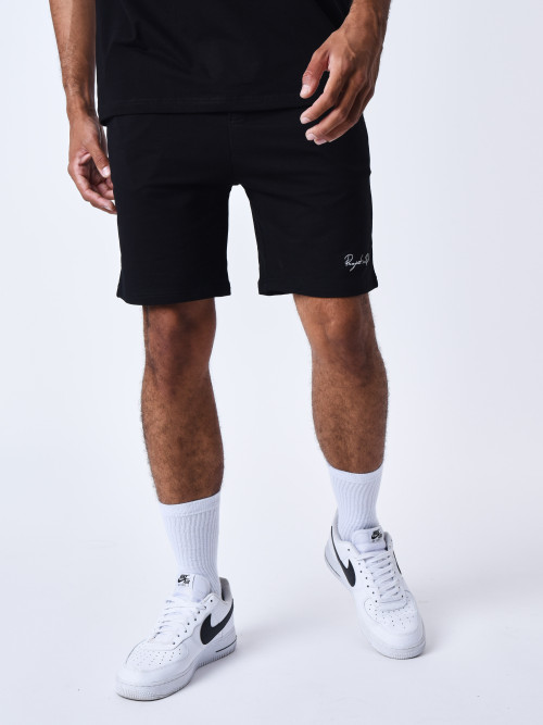 Project X Paris logo embroidery shorts