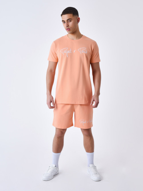 Essentials Project X Paris basic embroidery tee-shirt - Fishing