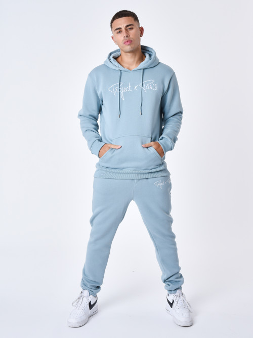 Essentials Project X Paris unisex hoodie - Grey blue