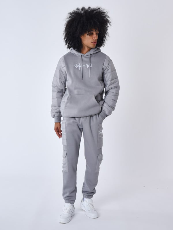 Pantalon de jogging gris clair