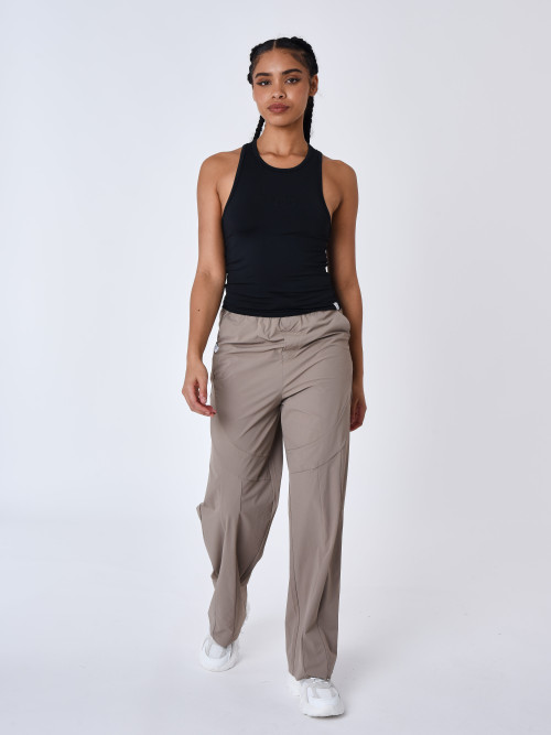 Straight-leg pants with cut-outs - Mole