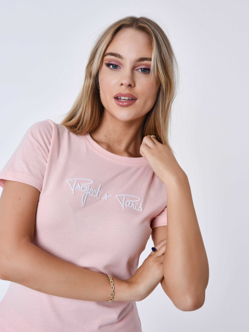 Tee-shirt femme Essentials Project X Paris - Rose