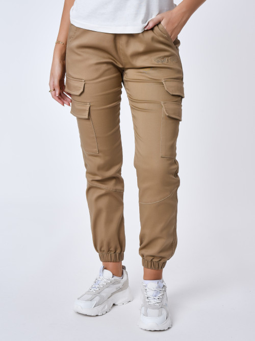 Jogg Multi-pocket jeans - Beige
