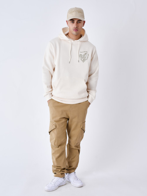 Heart hoodie by Project X Paris - Chalk