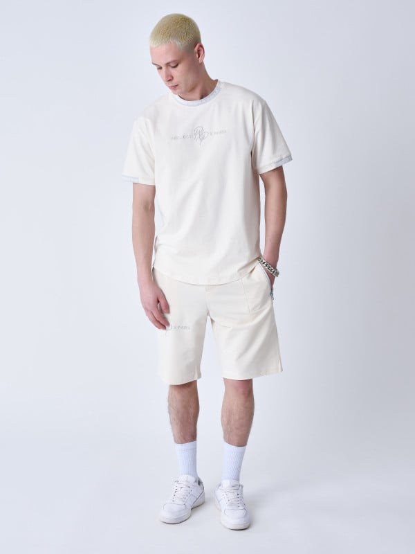 project x paris Short uni avec bande logo