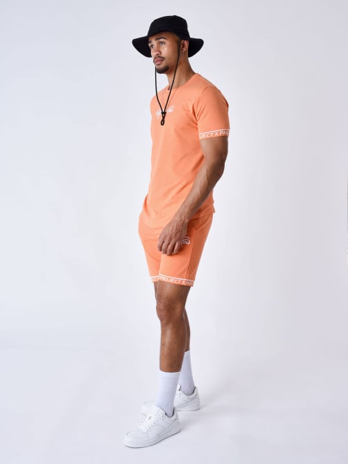 Elastic band shorts - Orange