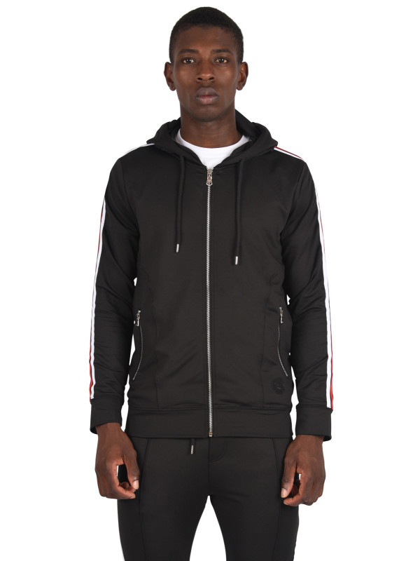 Hooded Track Jacket with Sports Stripes Project X Paris