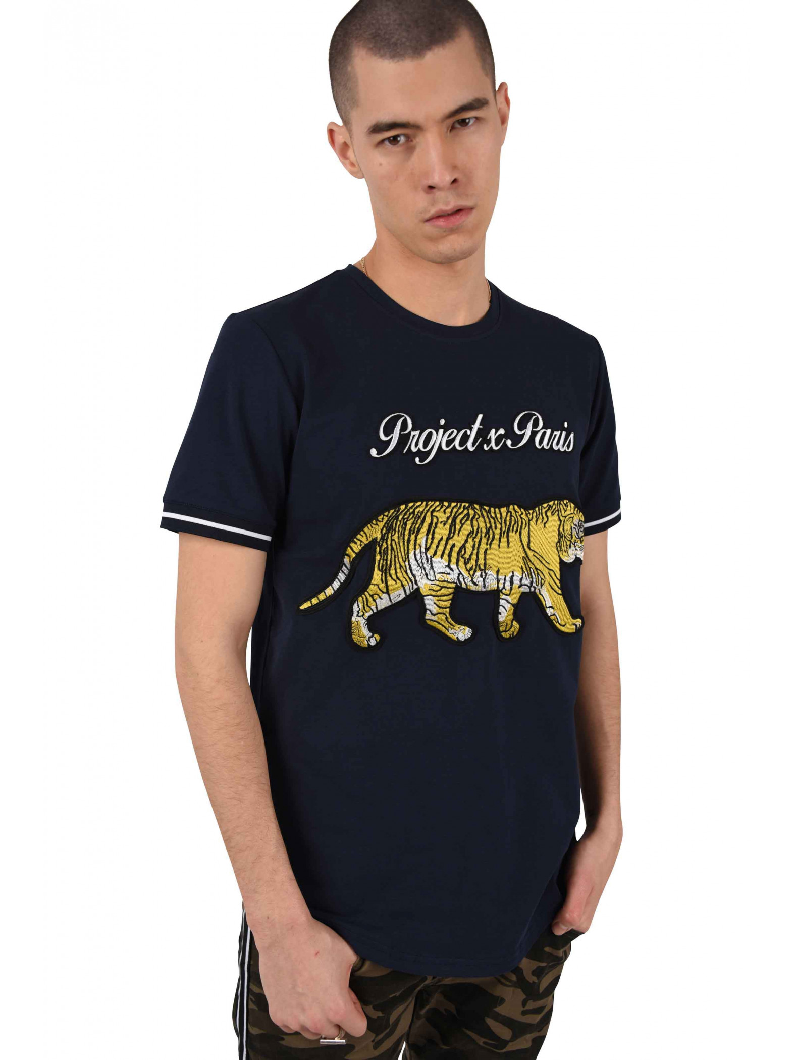 Tee shirt patch Tiger Homme Project X Paris