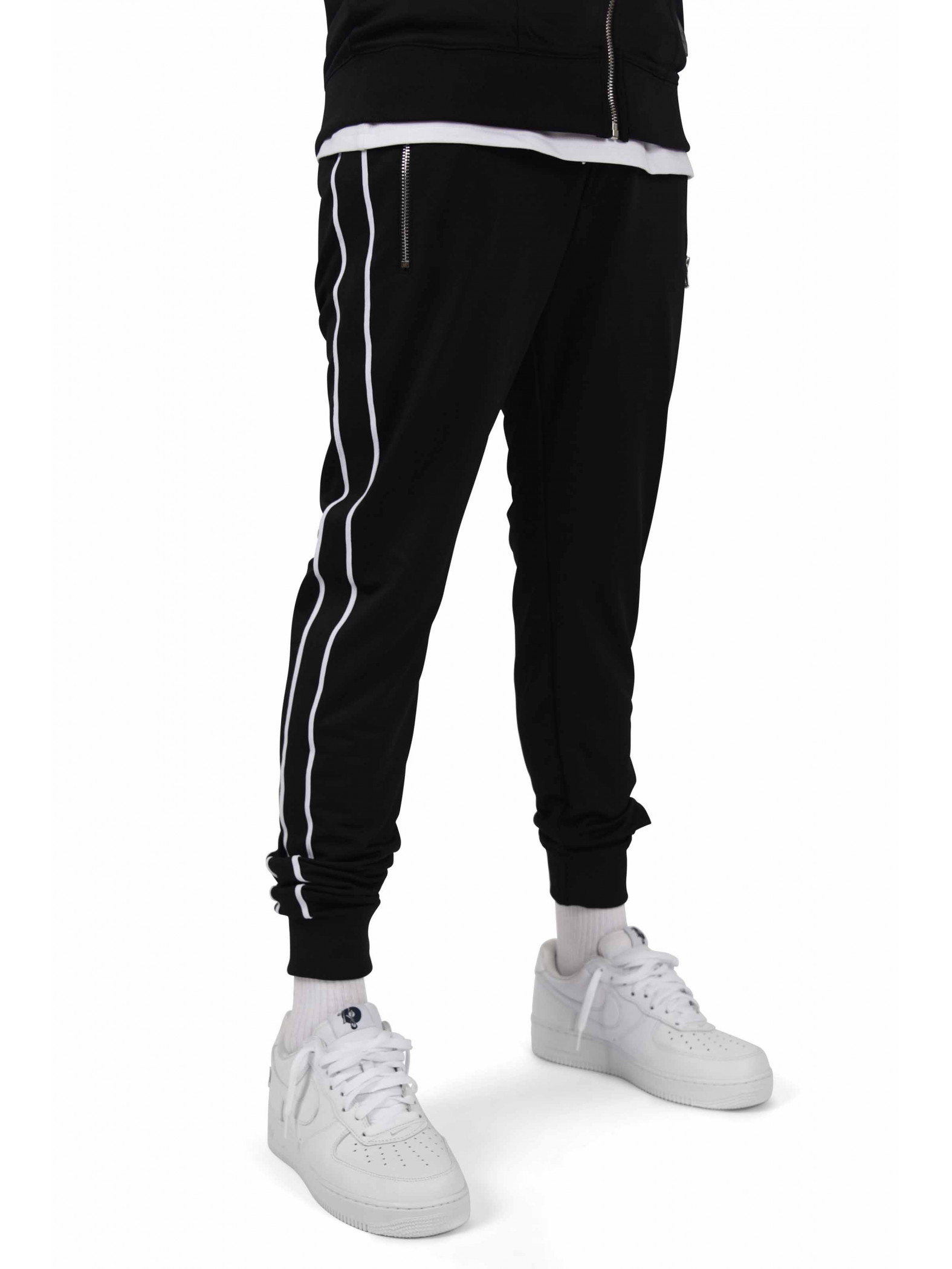 Pantalon de jogging bandes latérales bicolores contrastantes Homme Project X Paris