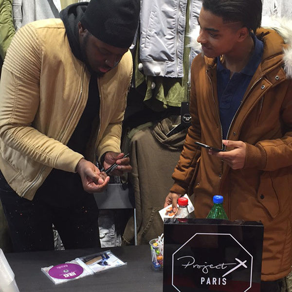 Le rappeur Keblack en dédicace à la boutique Project X Paris