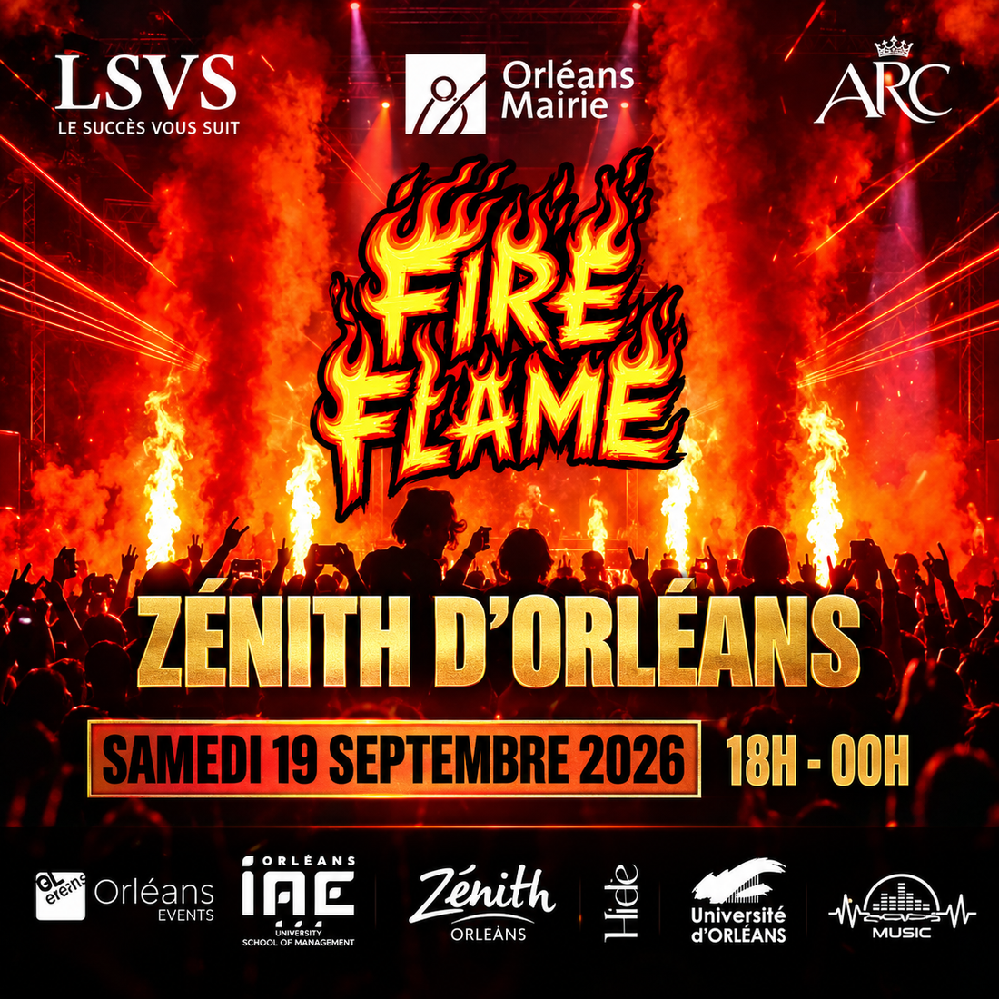 Festival Fire Flame Orléans : pourquoi le Zénith va prendre feu ?