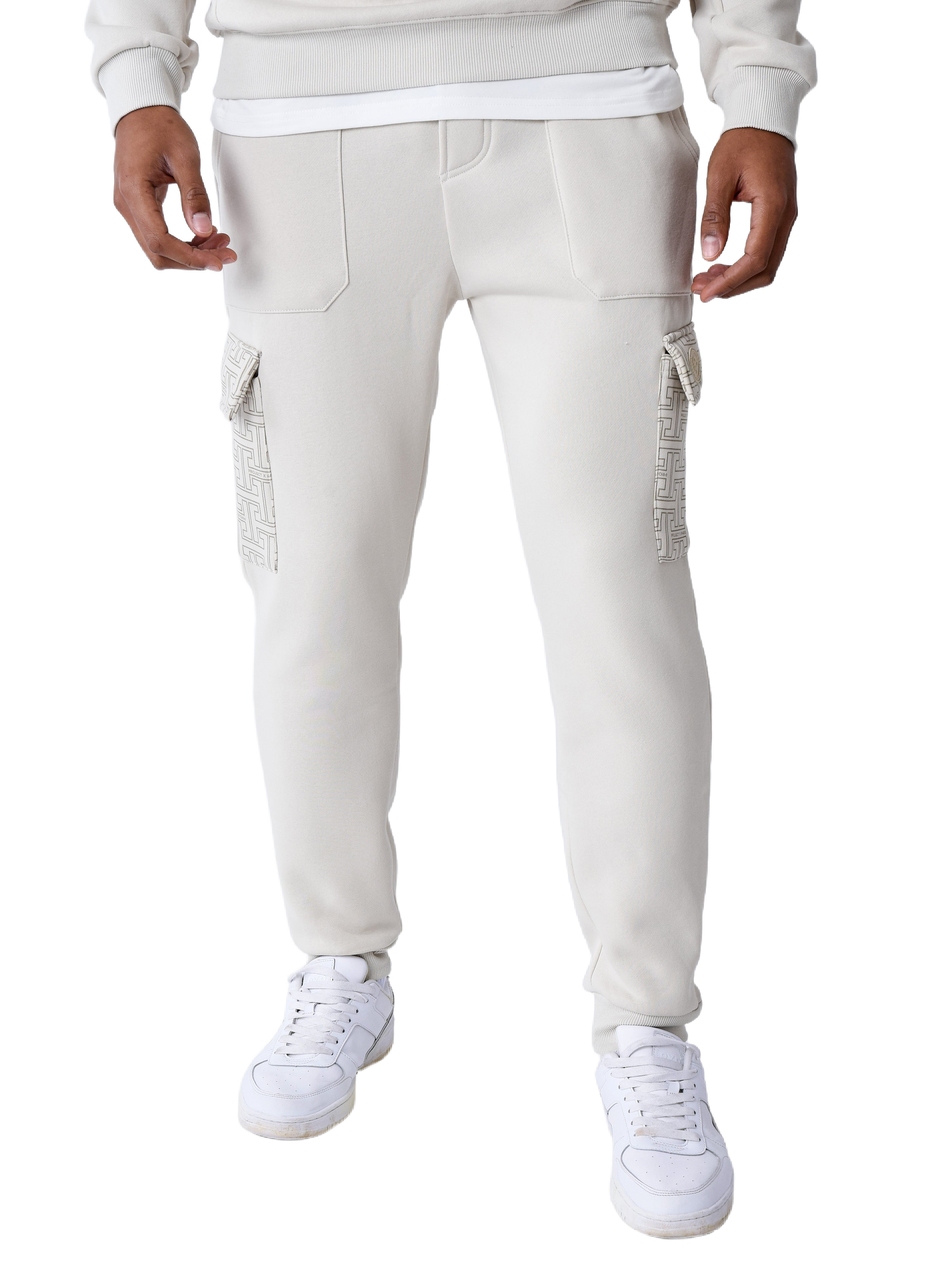 Monogram printed jogging bottoms-2