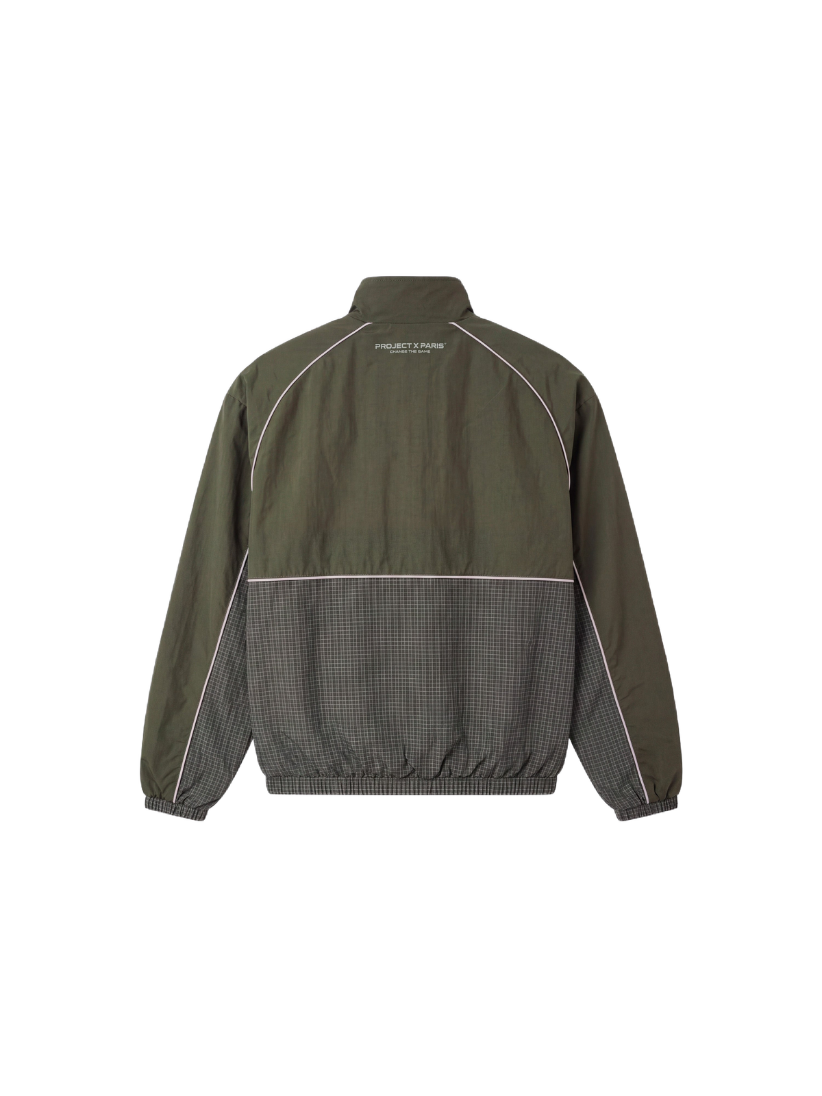 Veste technique color block Vert – 7