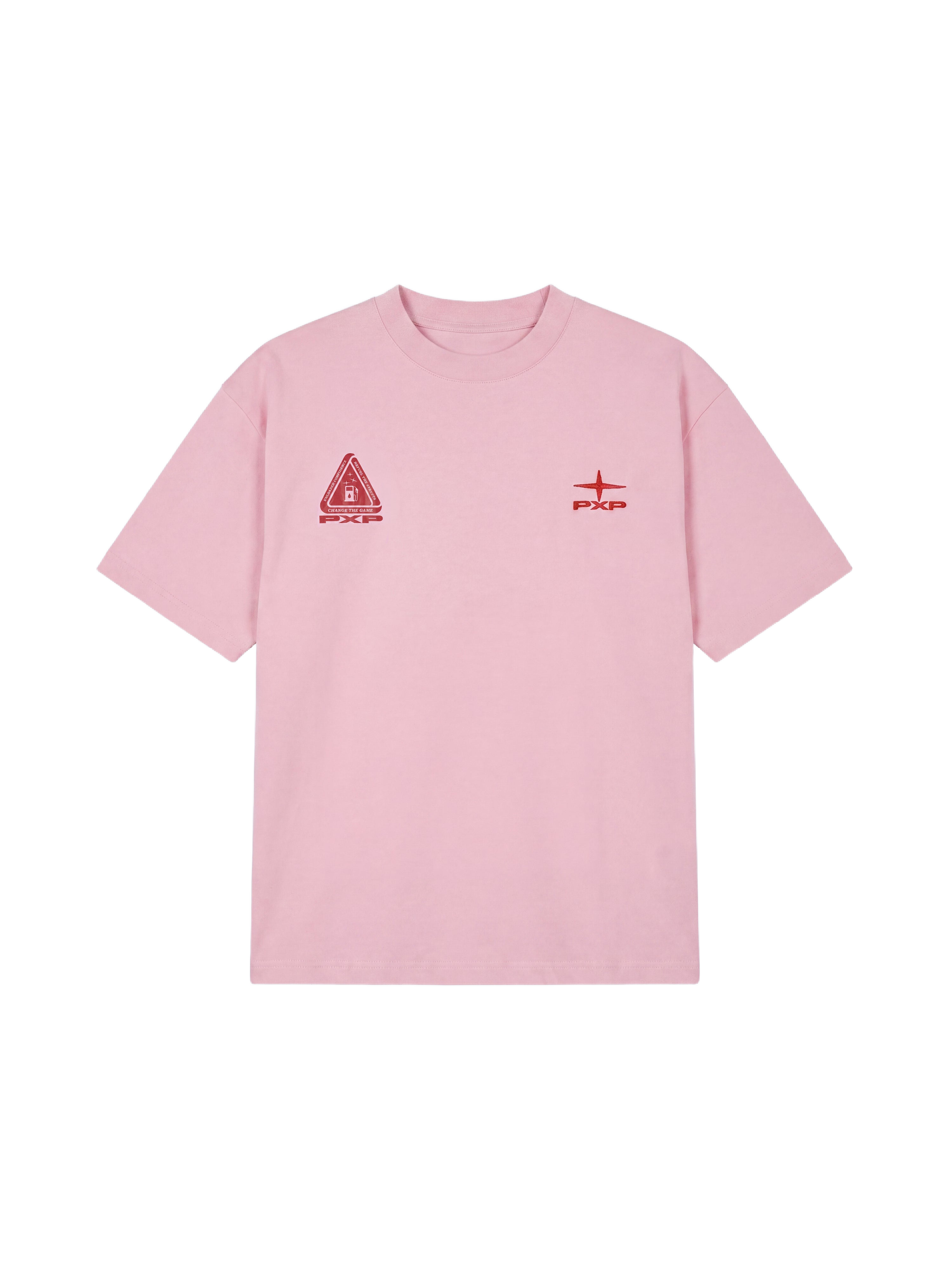 T-shirt a maniche corte stampato davanti e dietro-6