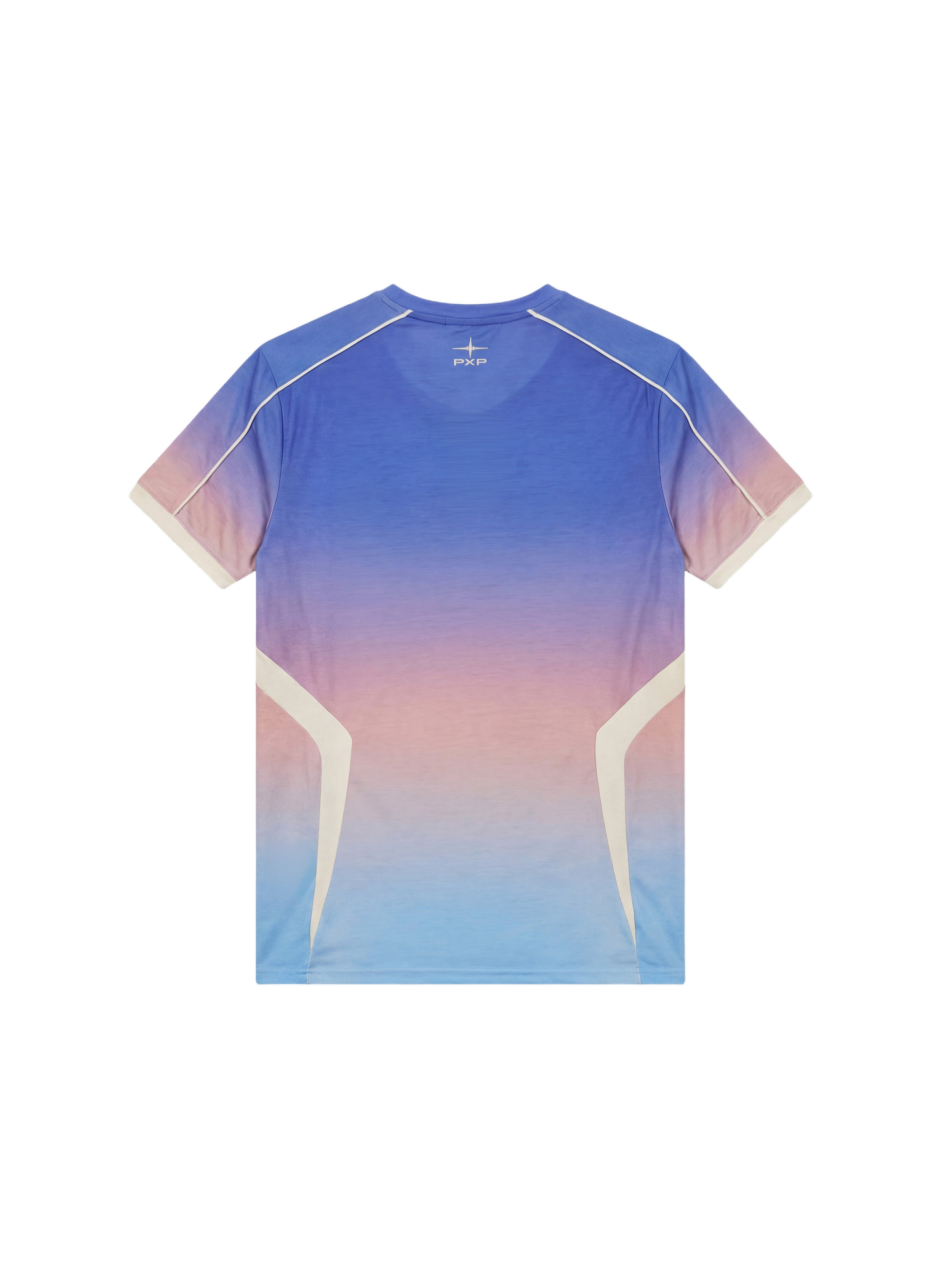 Camiseta de manga corta degradada-7