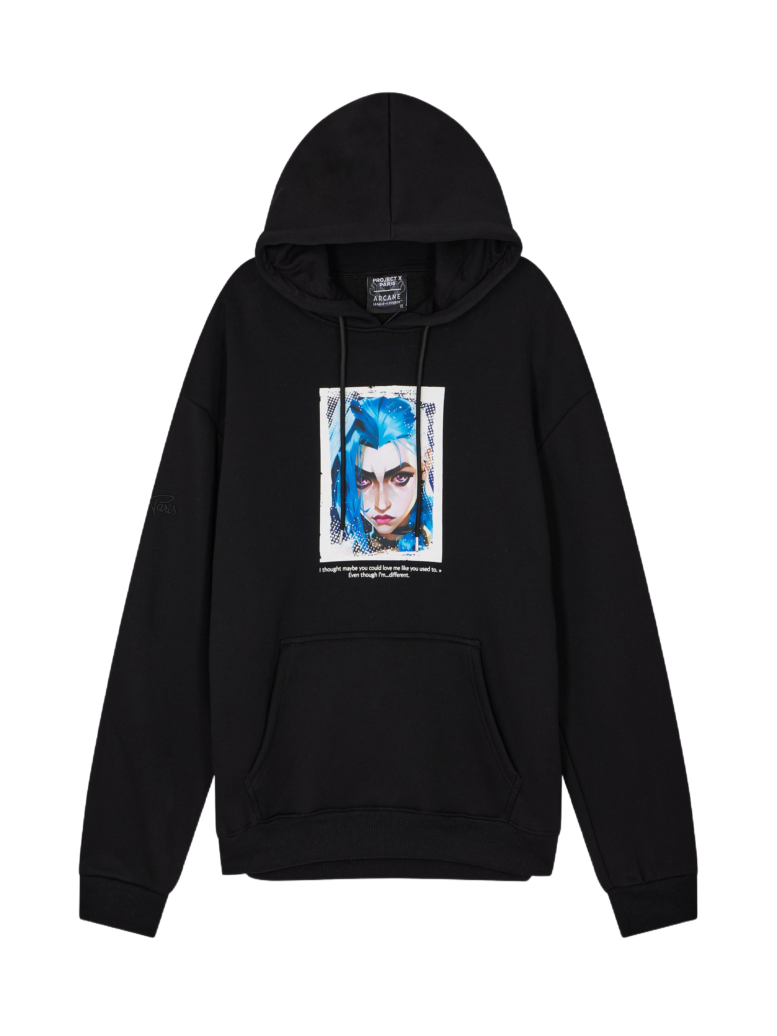 Sudadera con capucha Arcane Mugshot - Jinx-6