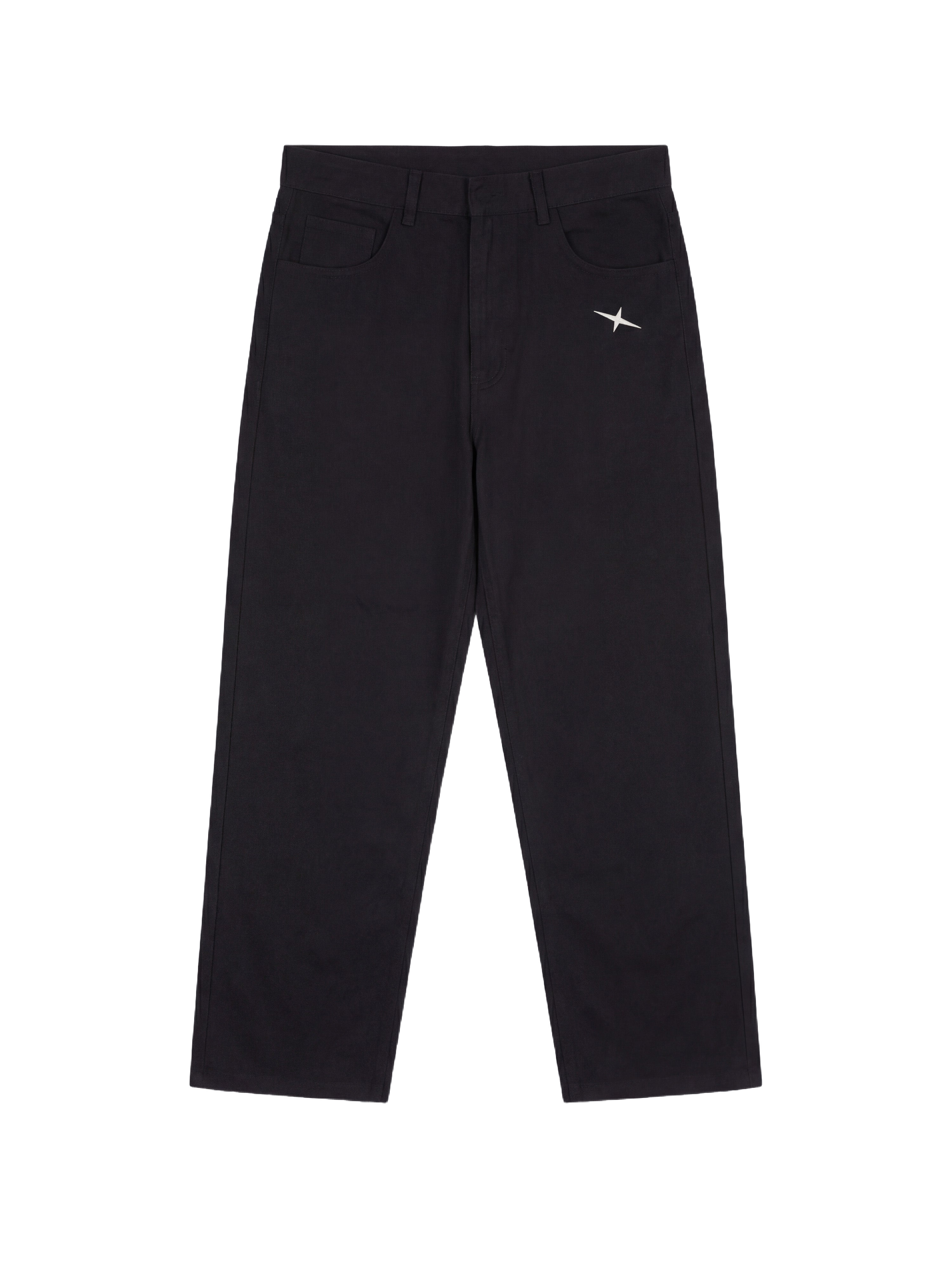 Hose mit Kontrastbund und Lagenlook-6