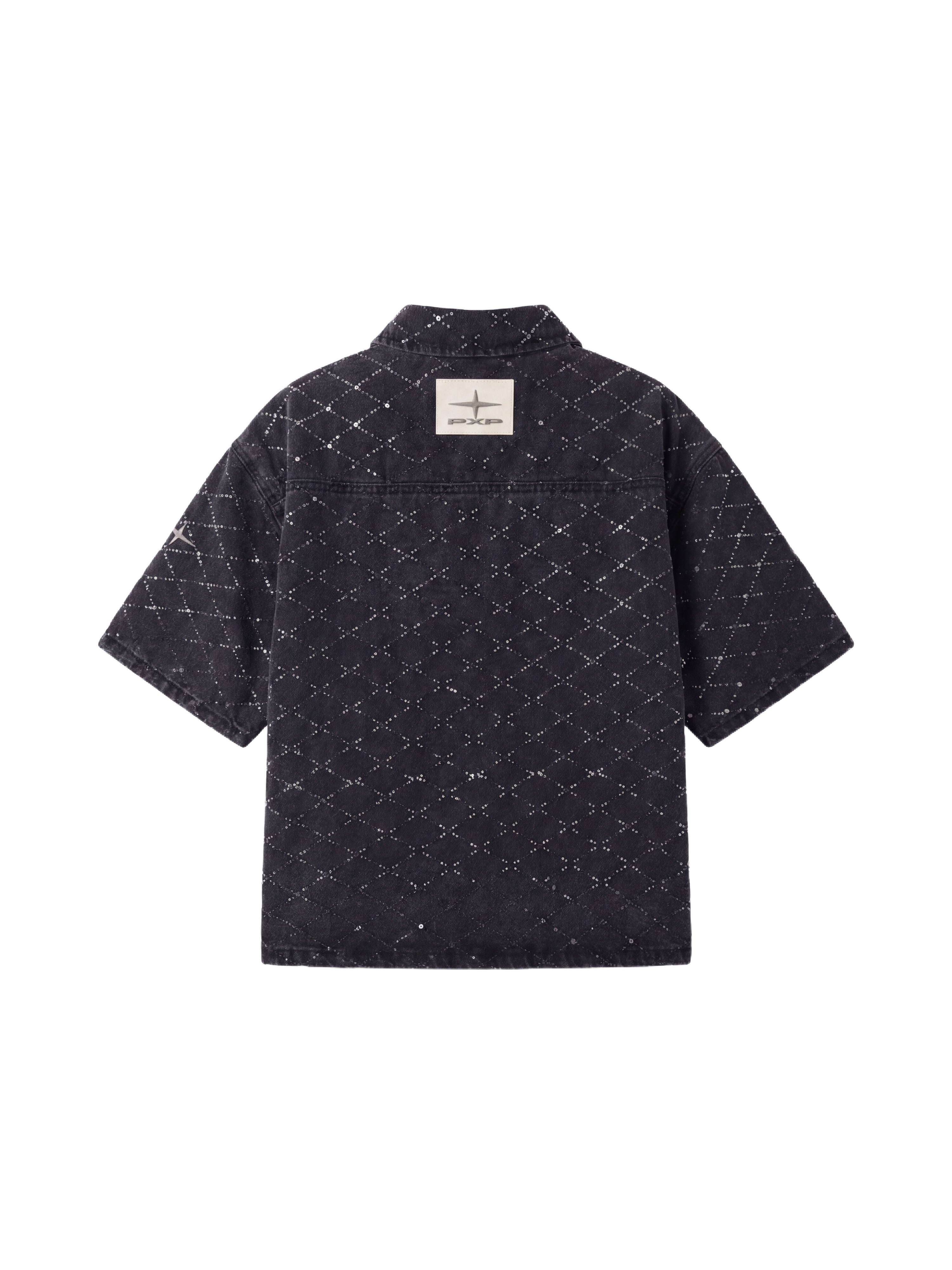 Sobrecamisa denim de manga corta Precious-7