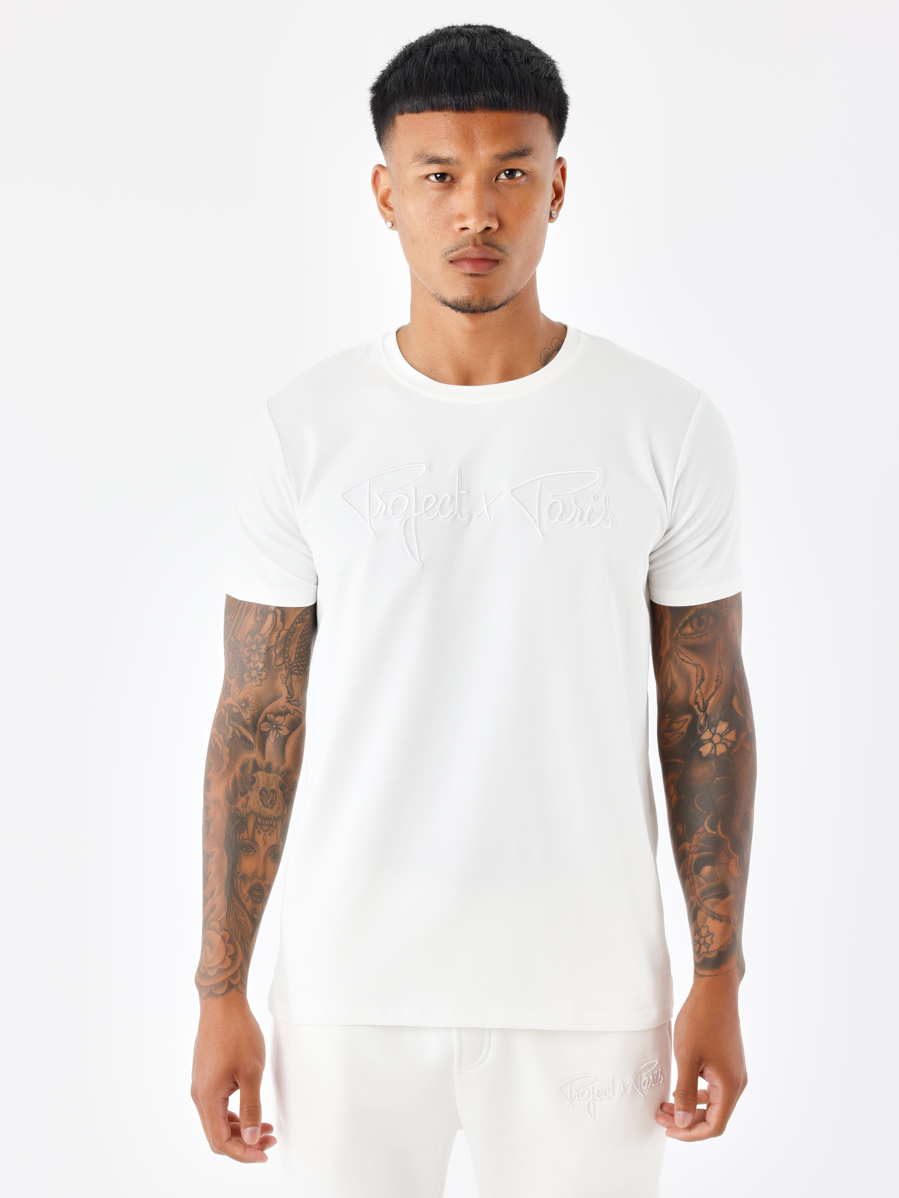 Perus Signature kirjailtu t-paita-1