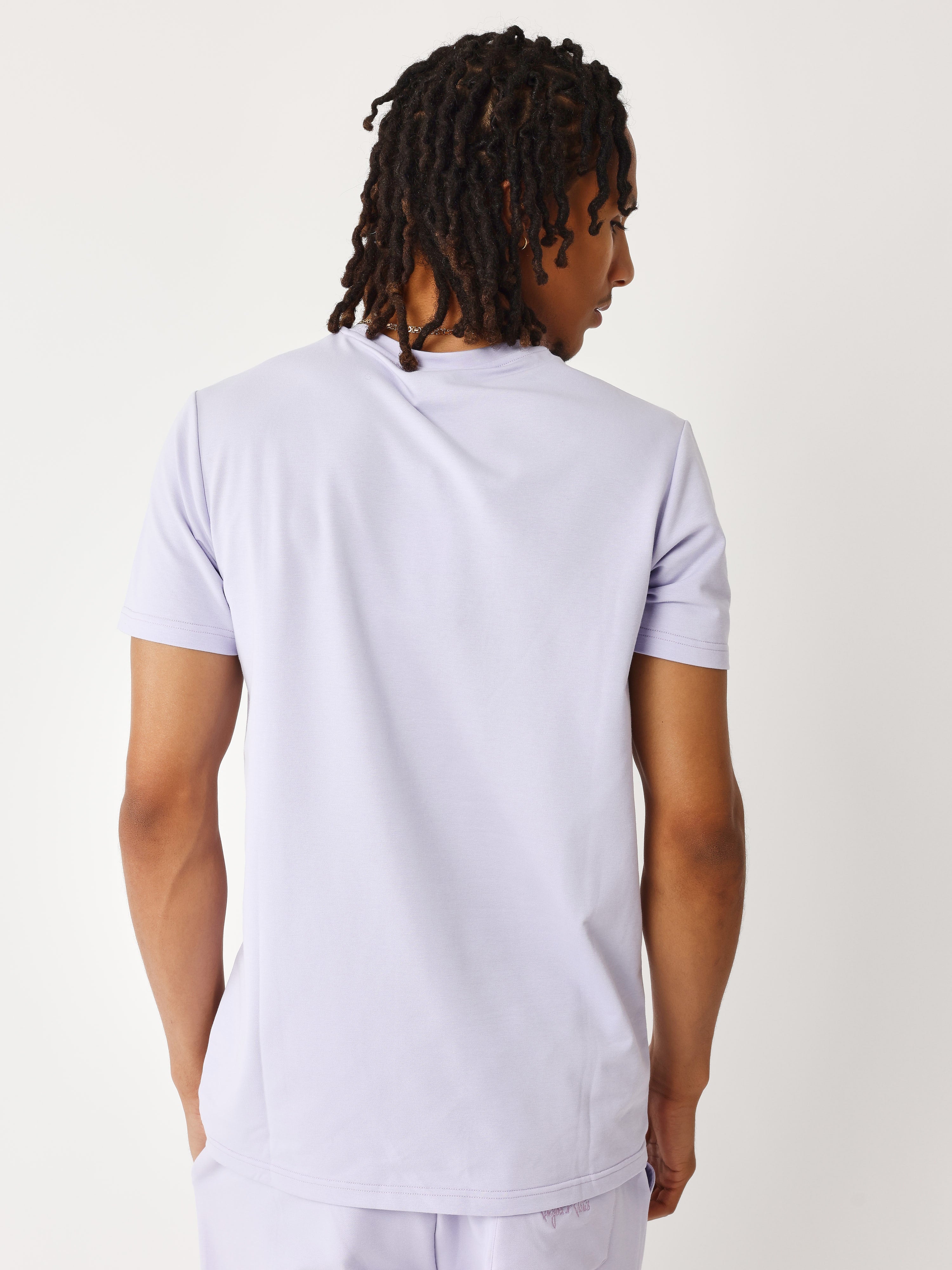 Basic Signature embroidered T-shirt-4