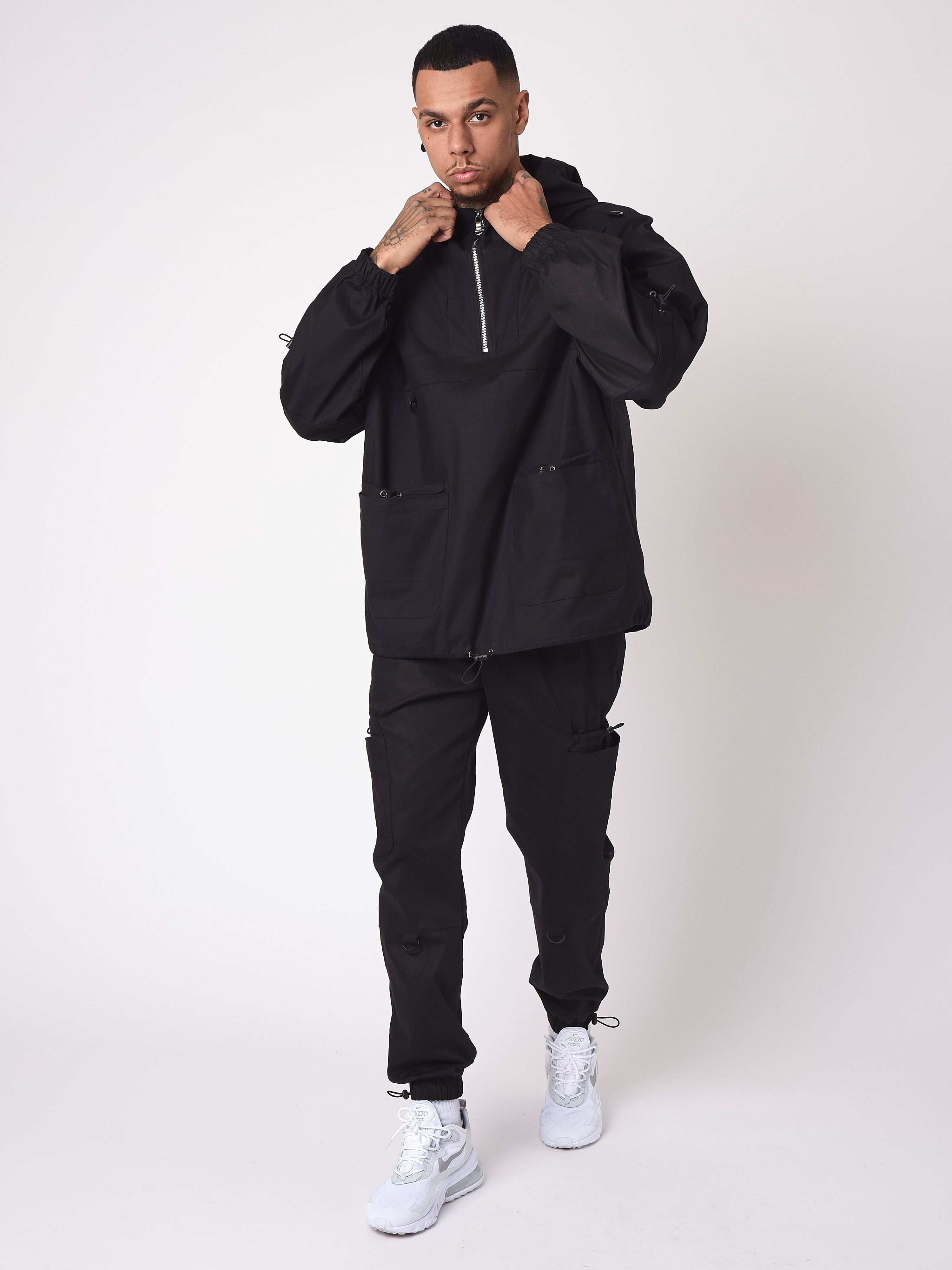 Ultra loose pull-over hoodie-3