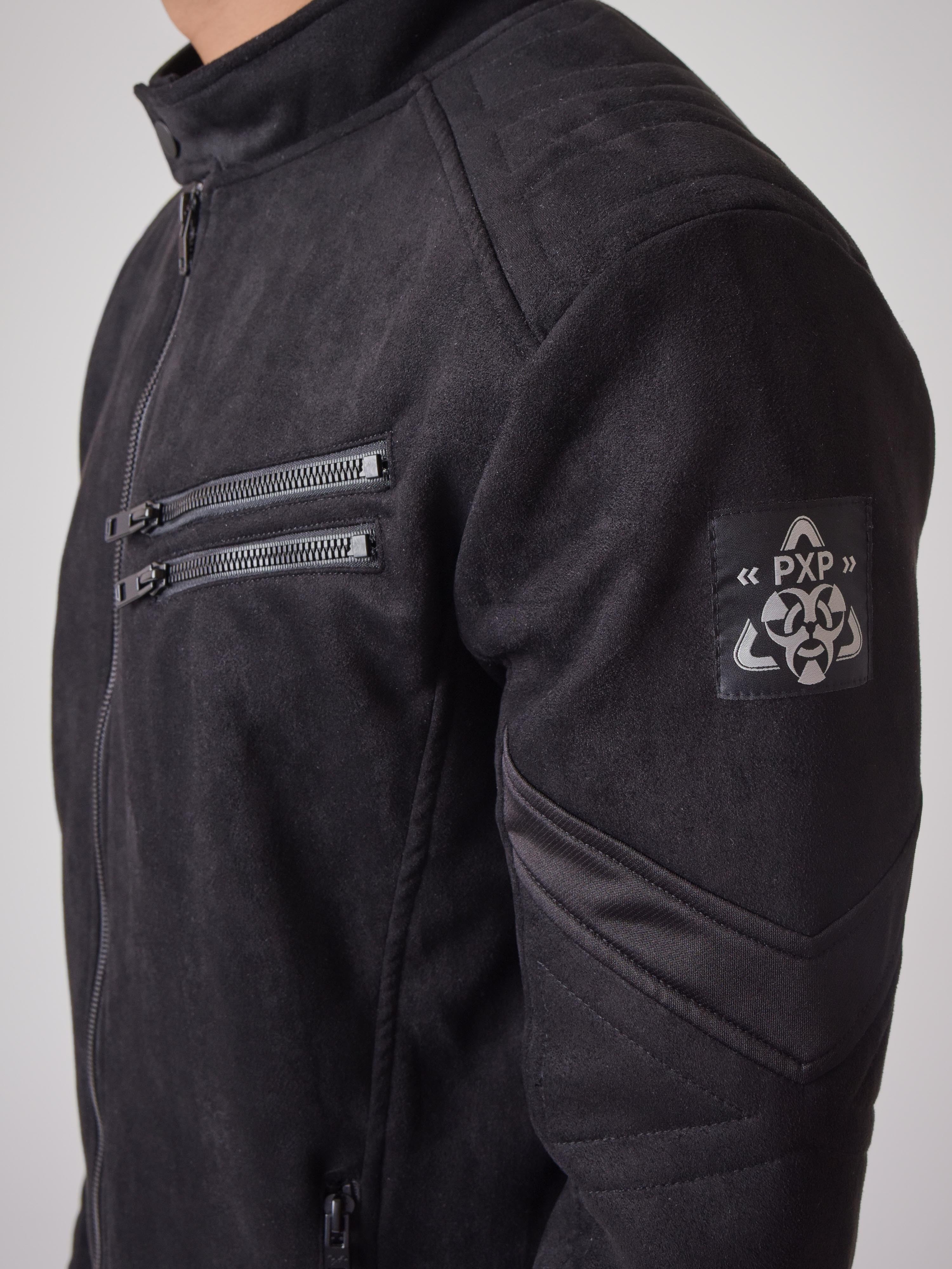 Suede effect biker style Perfecto 