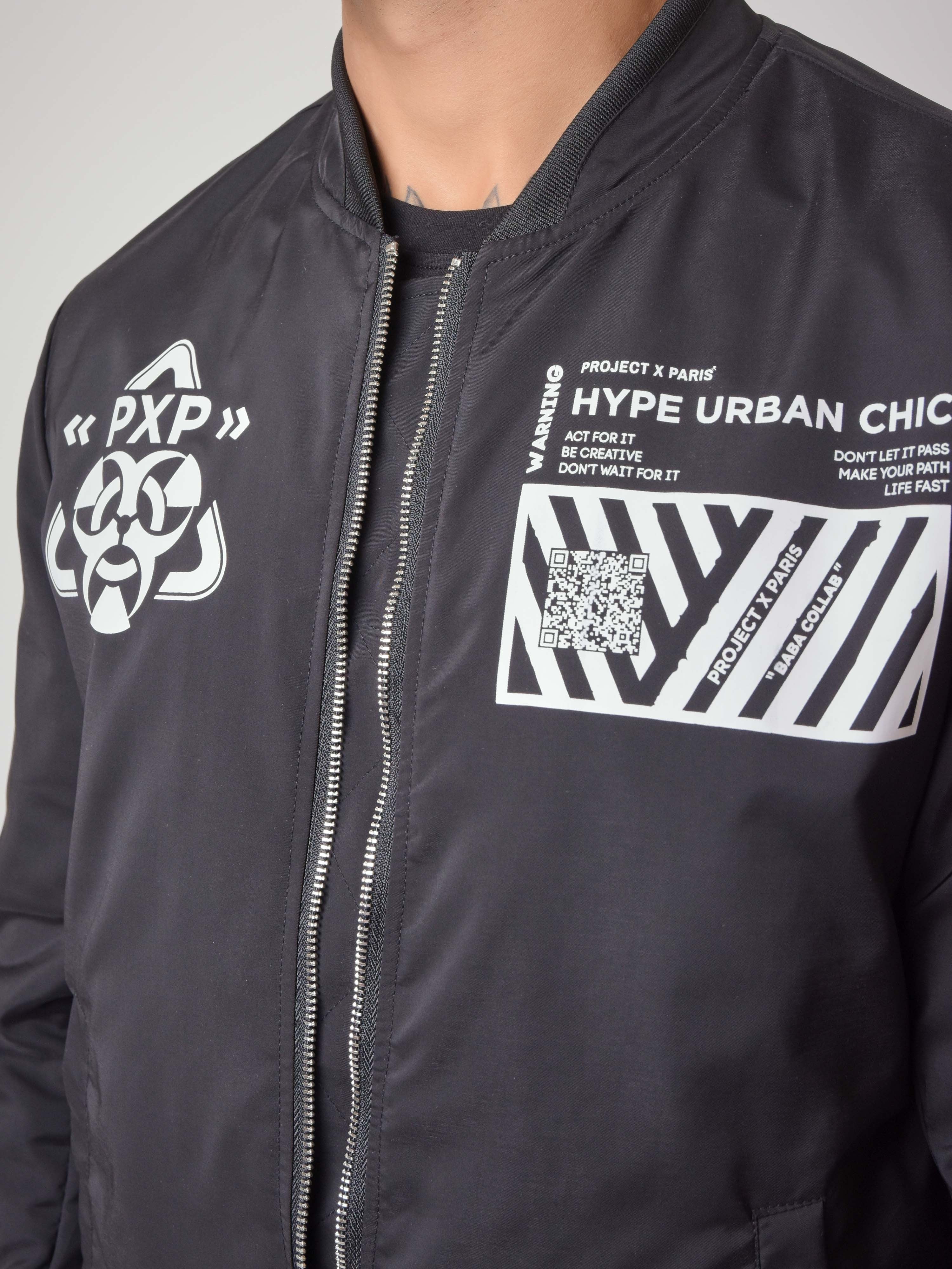 Teddy collar jacket with 