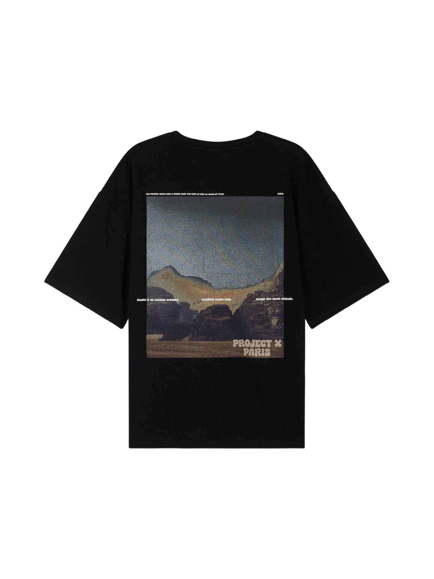 t-shirt-motif-canyon-noir-packshot-backgroundremoved
