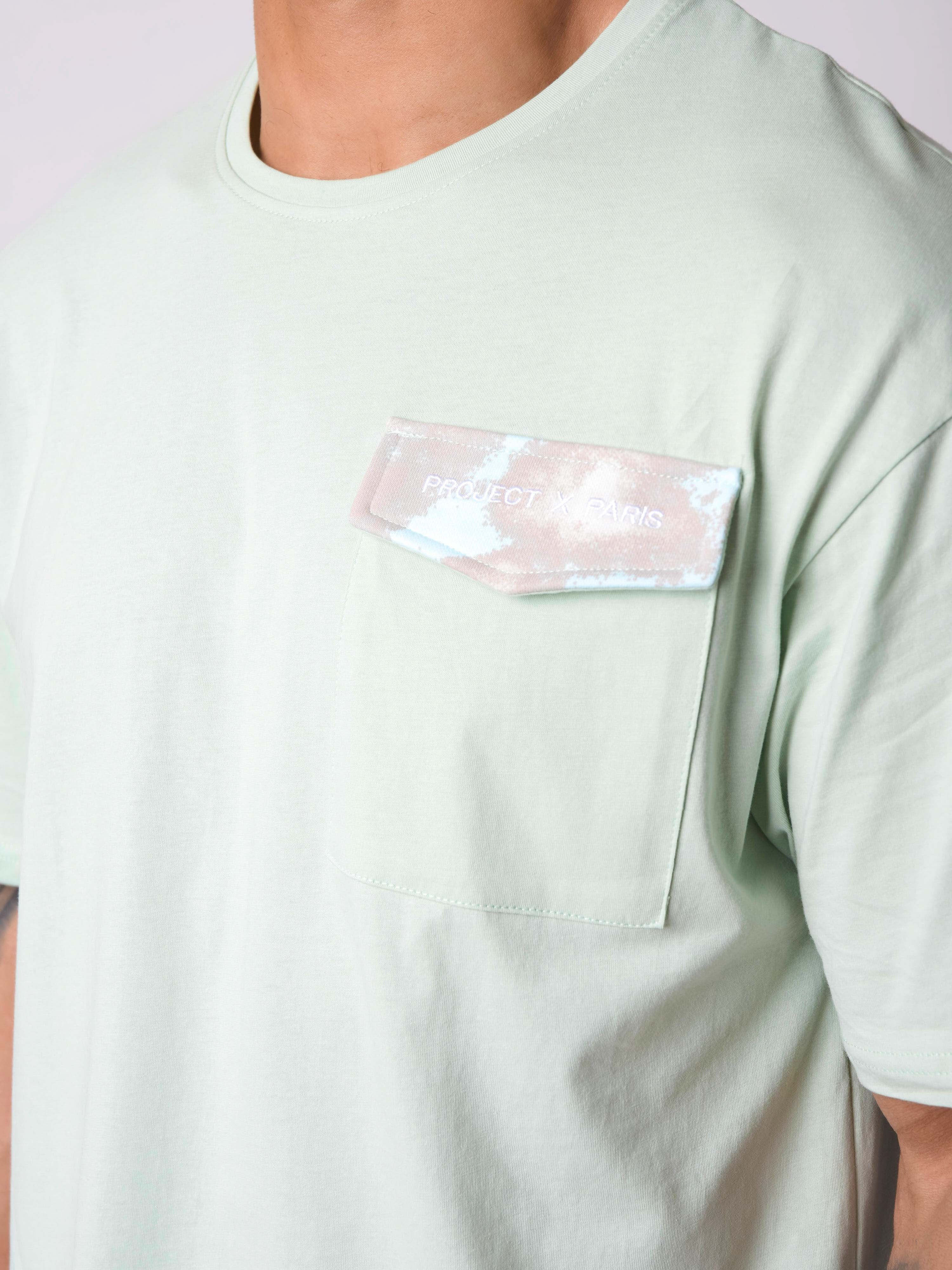 Loose pocket flap T-shirt-5