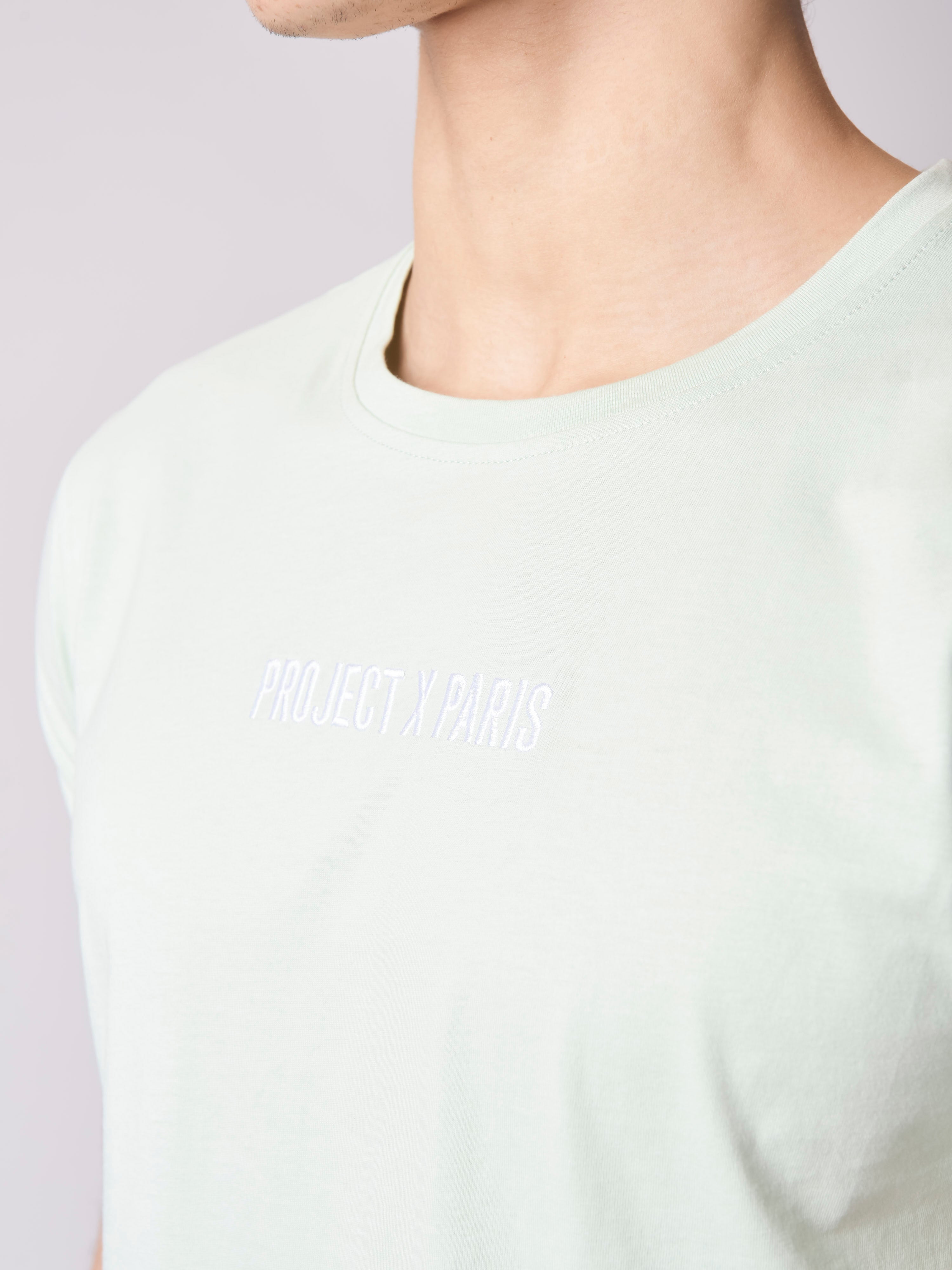 T-shirt basic broderie logo-5