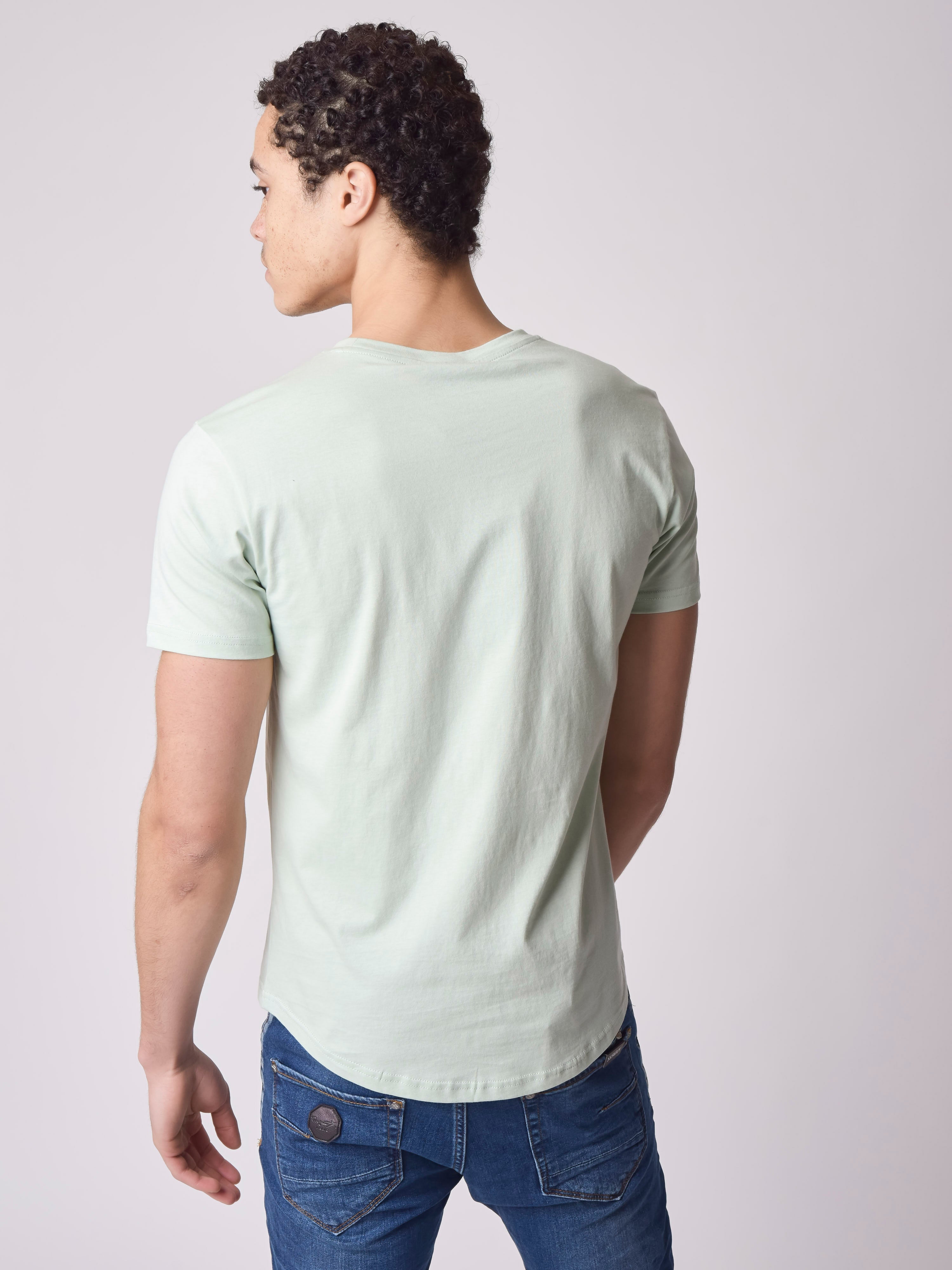 T-shirt basic broderie logo-4