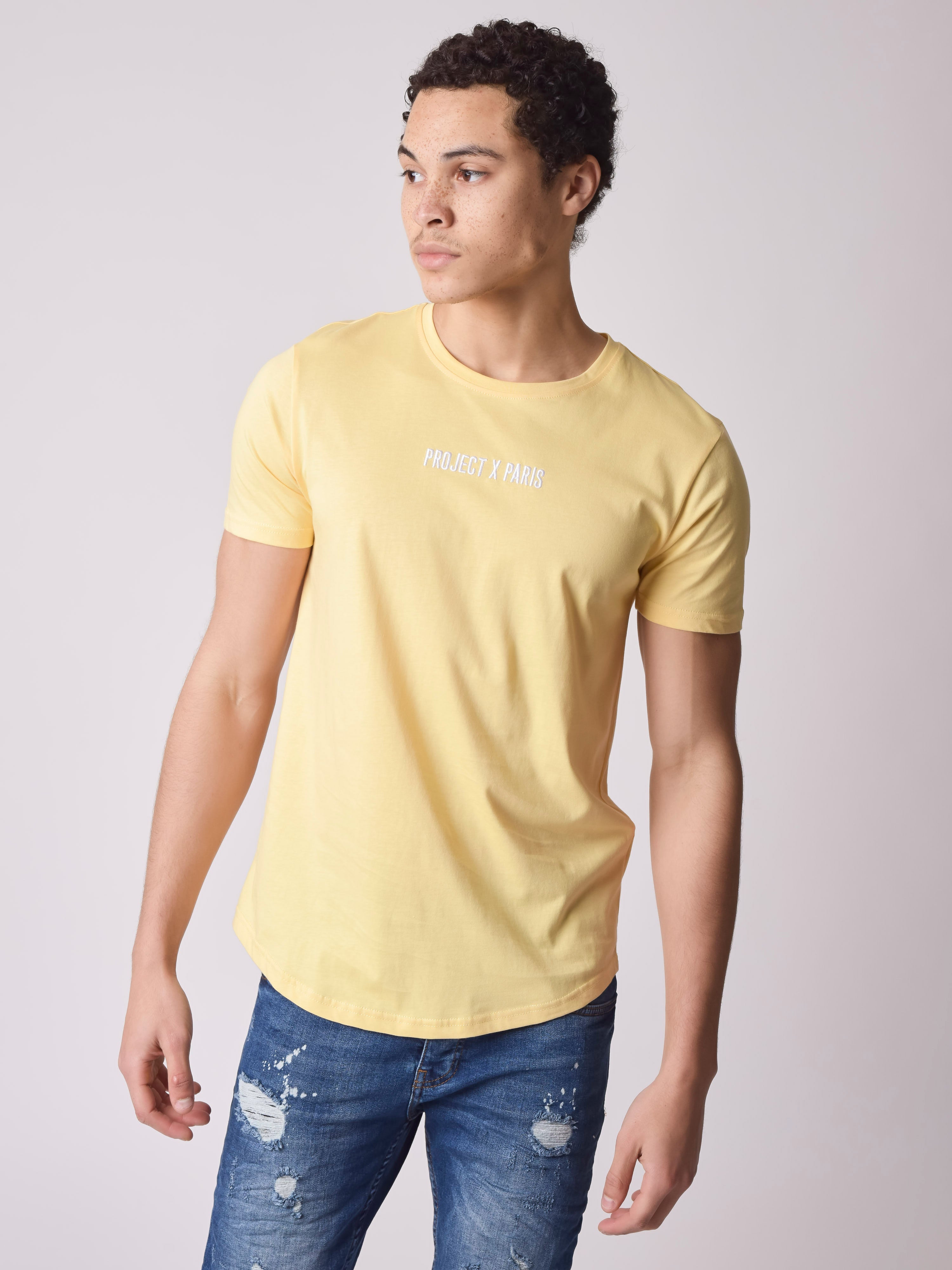 T-shirt basic broderie logo-1