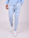 Pantalón de jogging bicolor