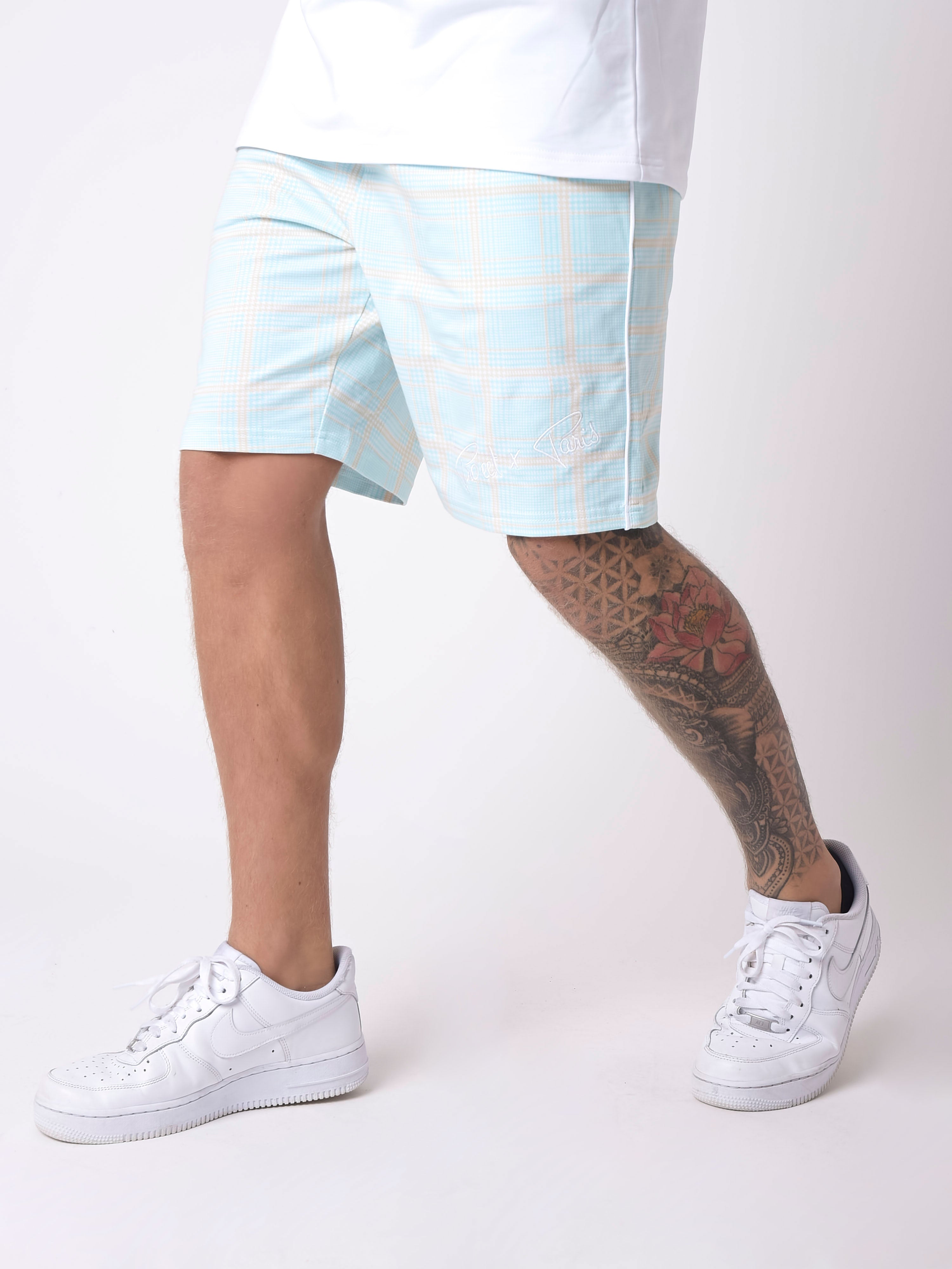 Pantaloncini a quadri-1