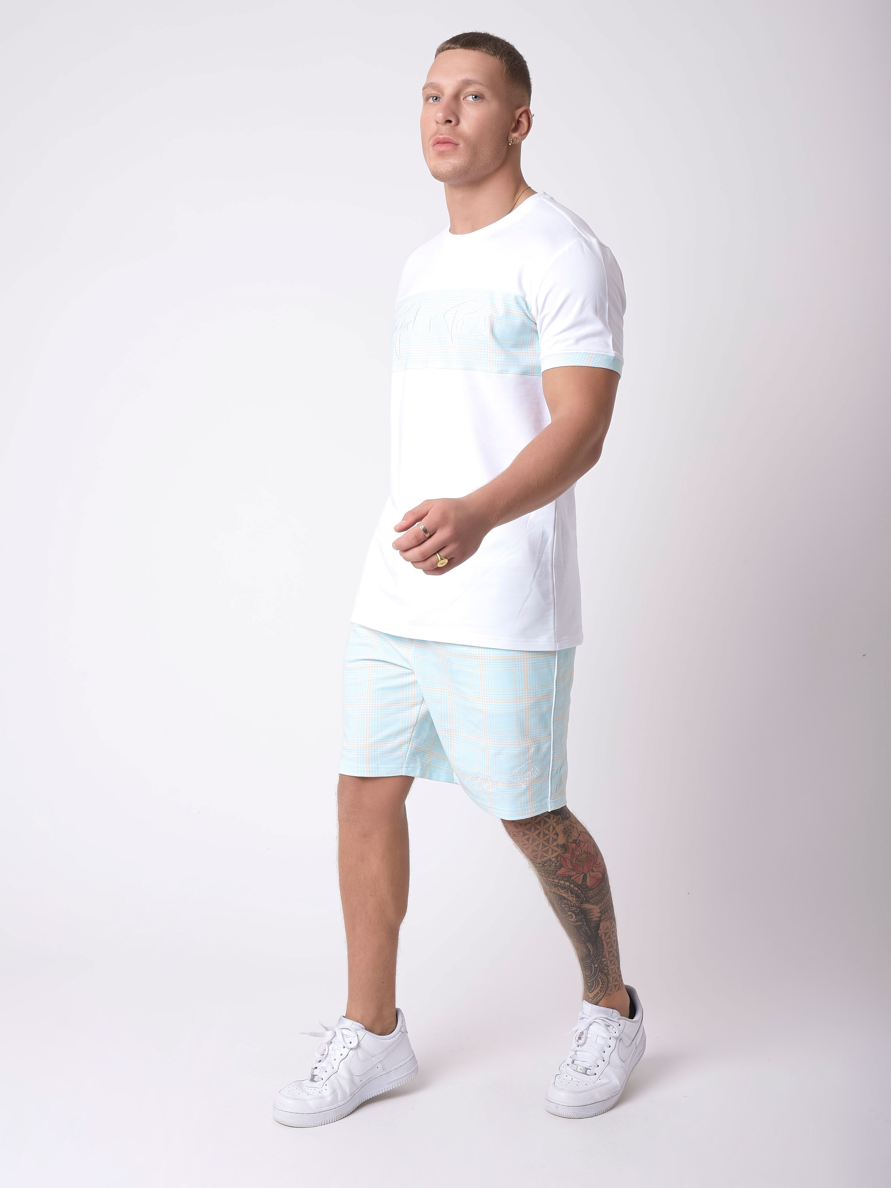 Pantaloncini a quadri-4
