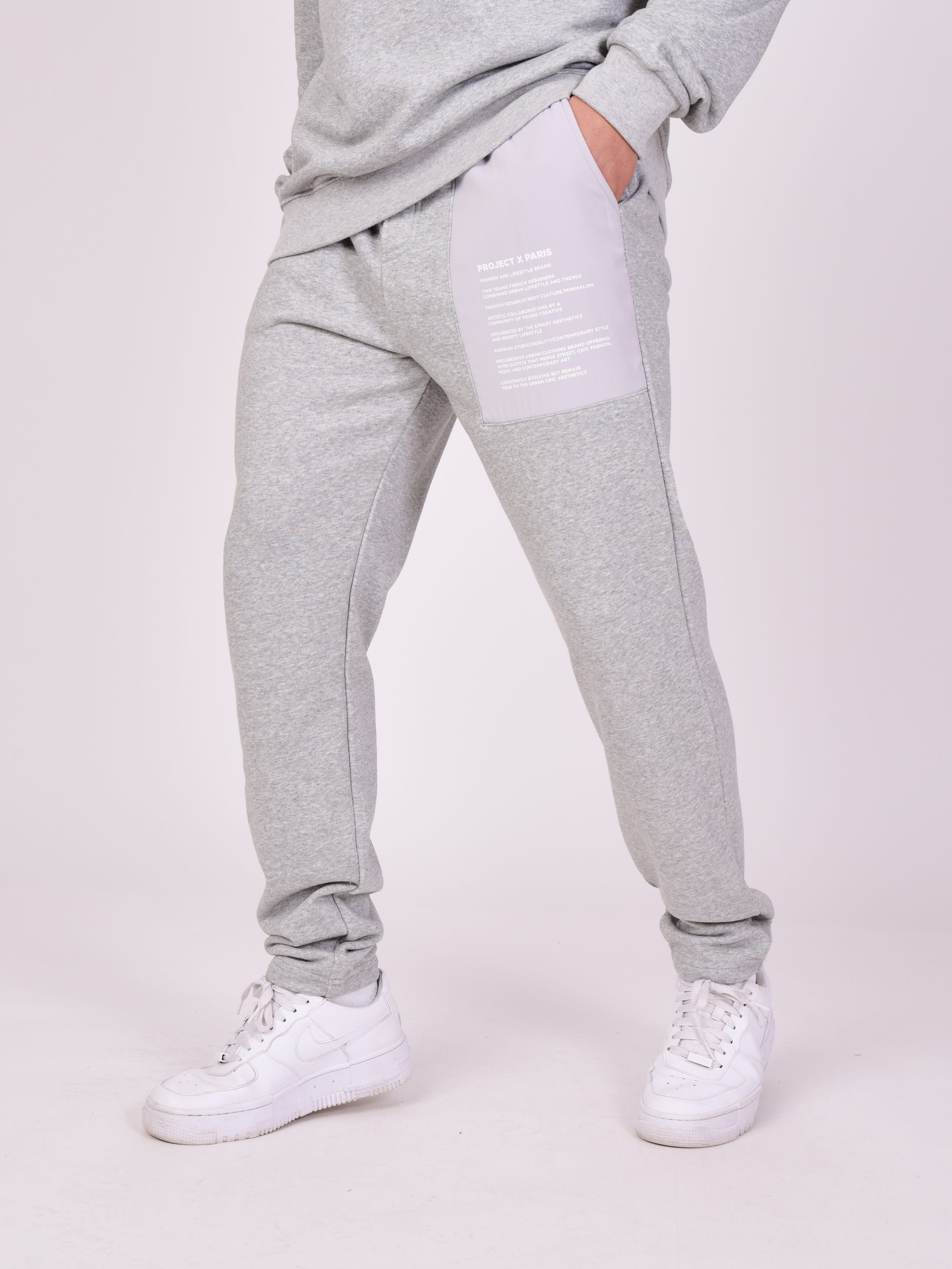 Jogging bottoms with text panel-3