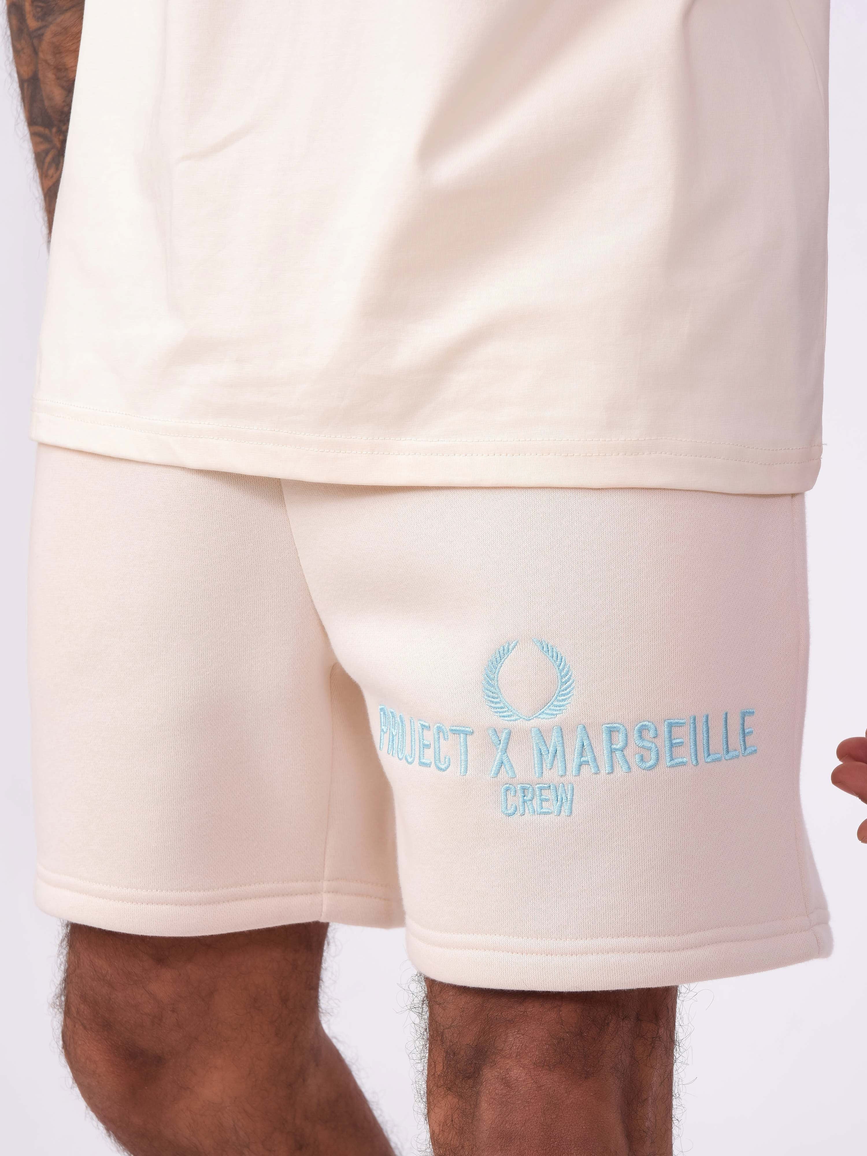 Shorts mit Project X Marseille Crew Logo-4