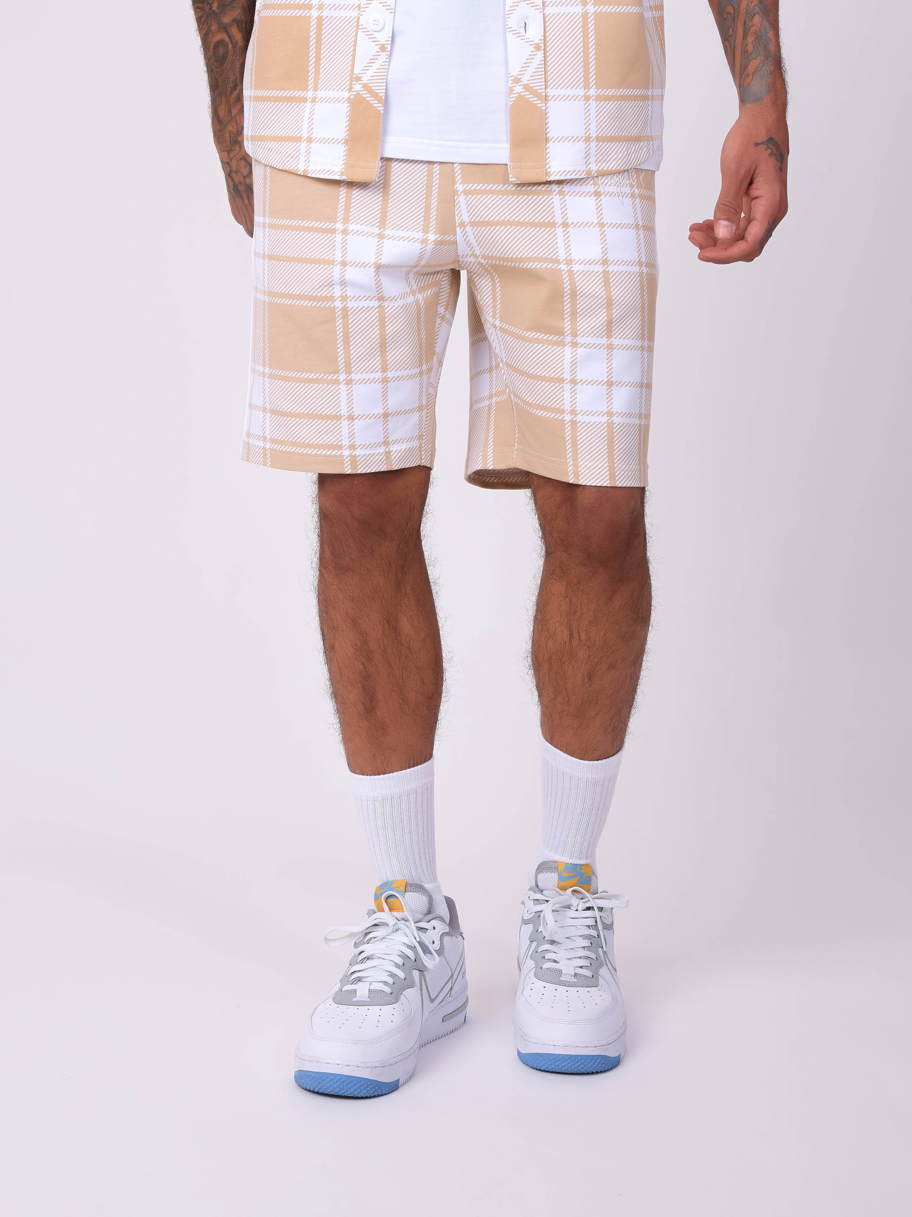 Geruite short-1