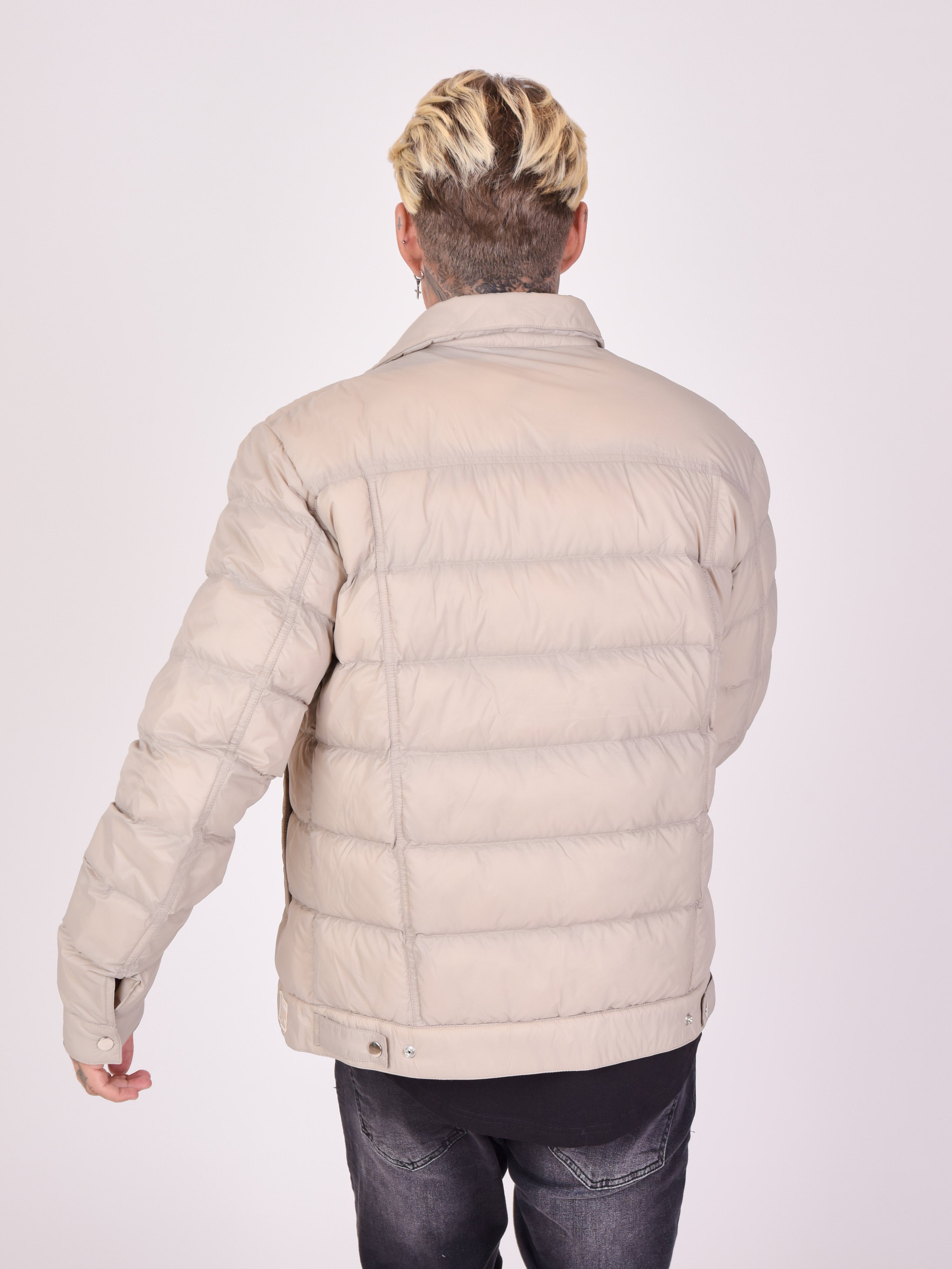 Blouson style biker matelassé-5