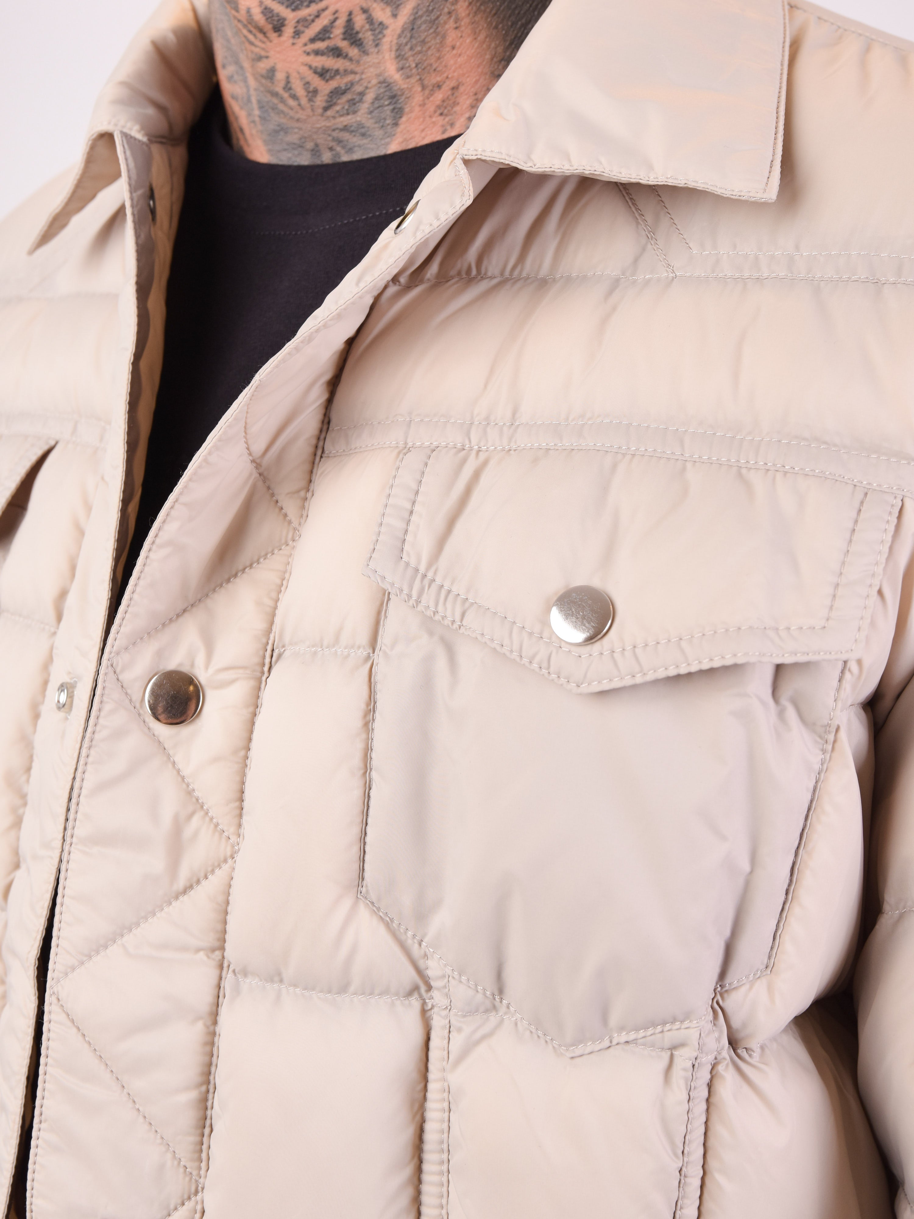 Blouson style biker matelassé-6
