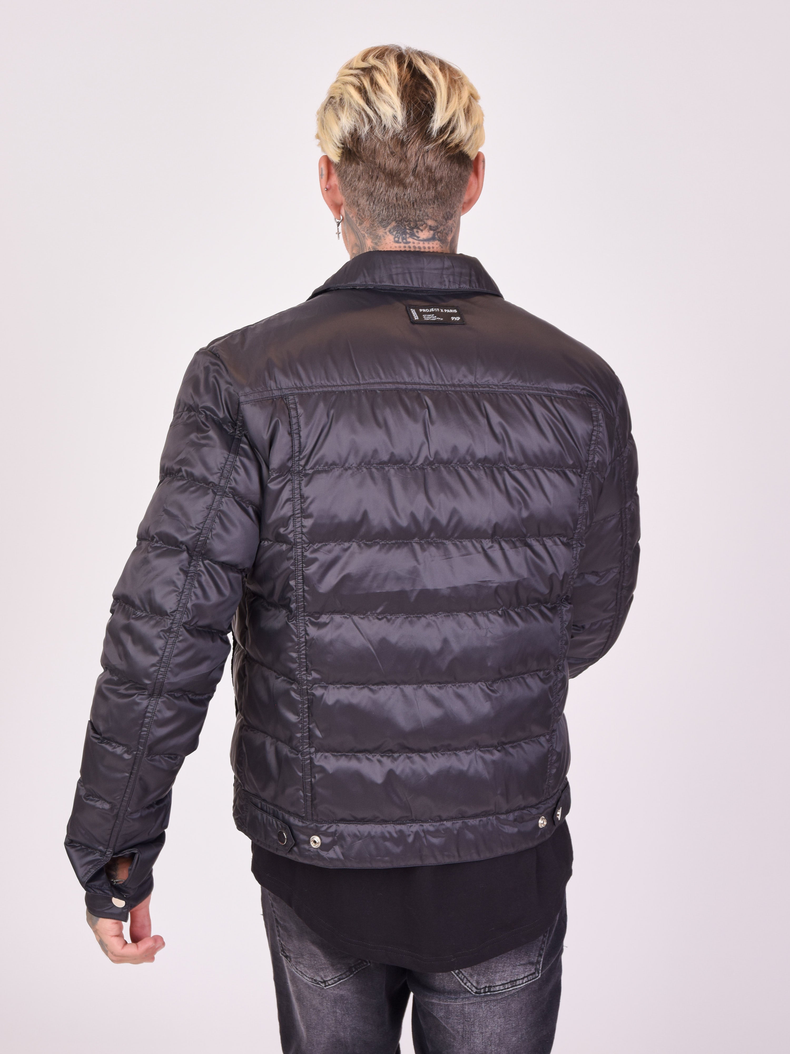 Quiltet bikerjakke-5