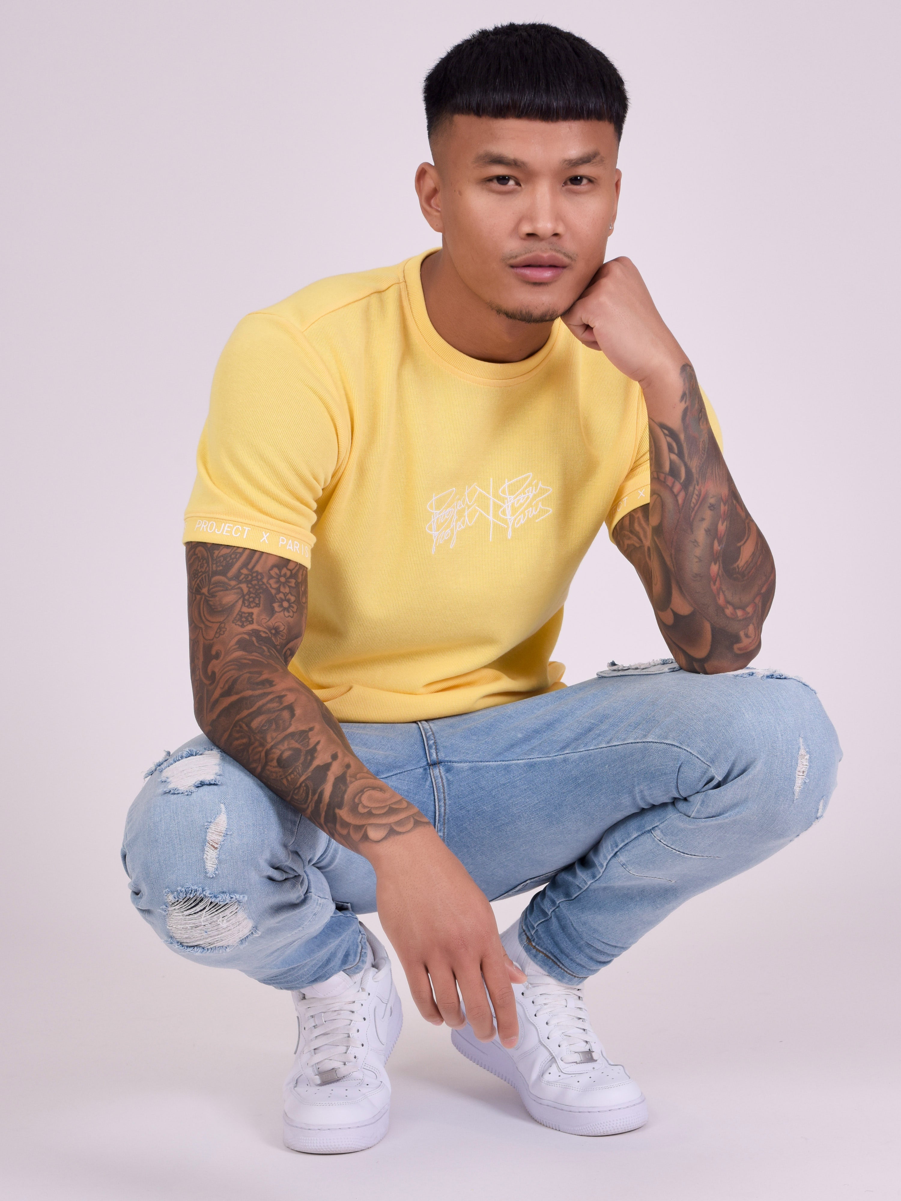 Soft mesh style t-shirt-1